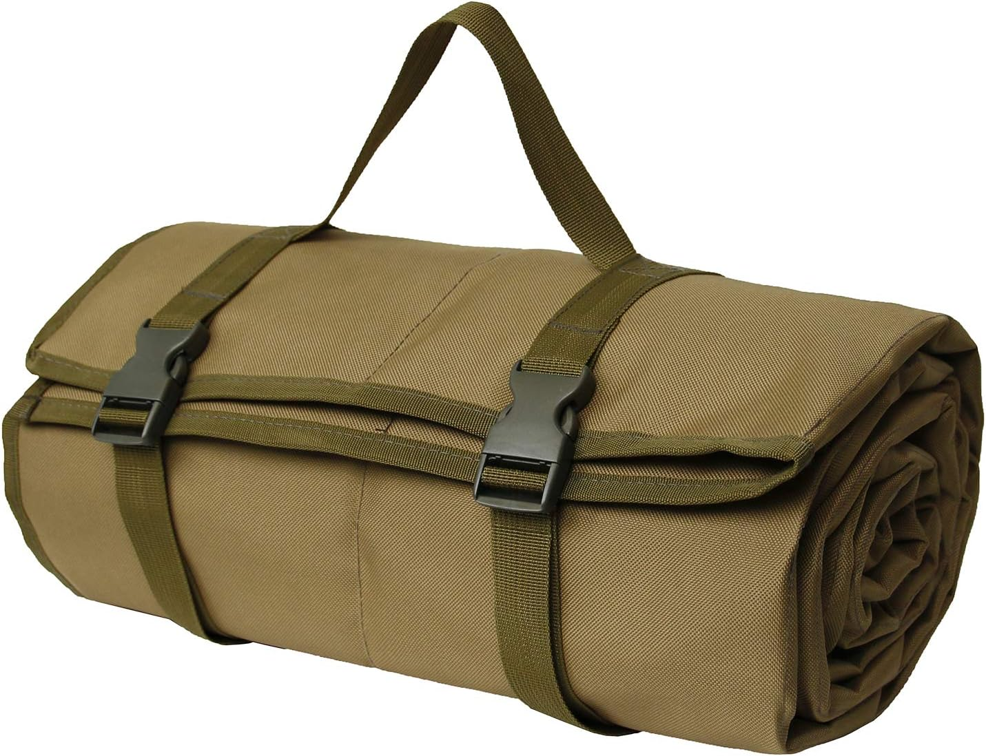 Mydays Tactical Roll up Padded Shooting Mat,Non-Slip Durable Shooting Rest Hunting Accessories,Hunting Mats for Shooters (Khaki, L)