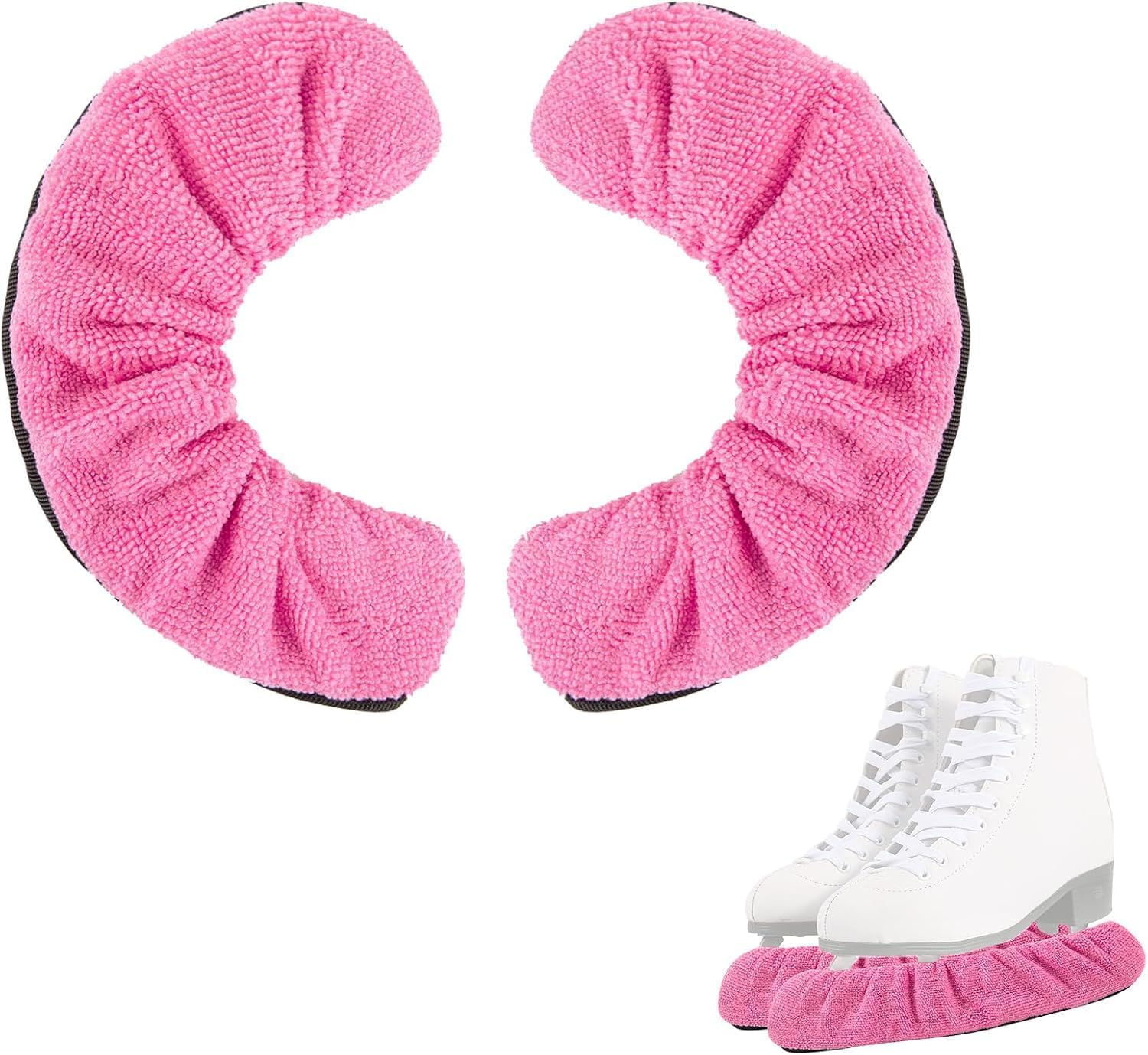 1 Pair Ice Skate Blade Covers, Suitable for Hockey & Figure Skates, Unisex Adult/Youth/Kids, Soft Protector Soaker Guards, Figure Skating Accessories & Safety Covers image number 5