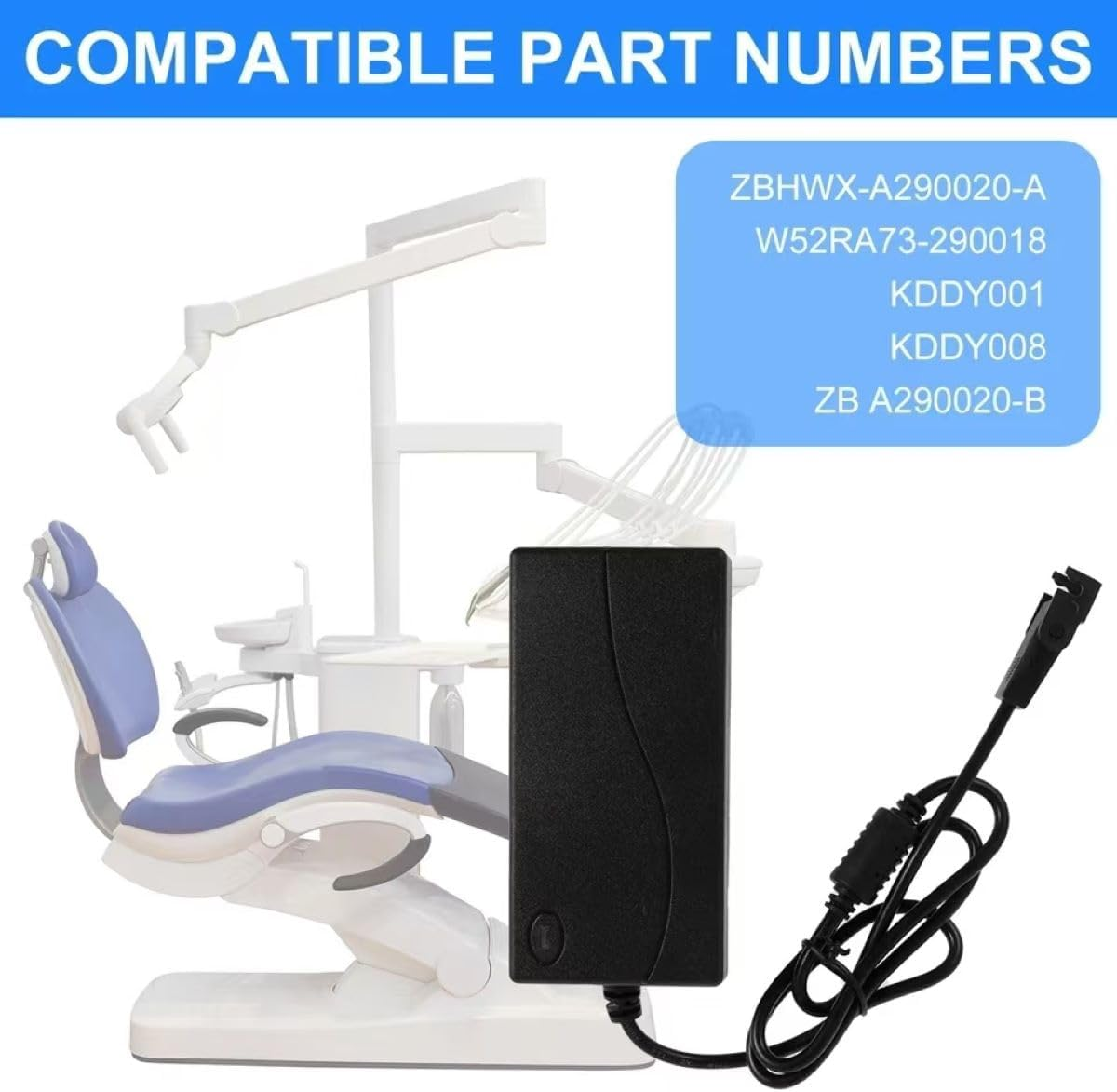 29V 2A Universal Power Recliner Power Supply, AC/DC Adapter 100-240V with Power Cord, 2-Pin 29V 2A Adapter AC/DC Switching Power Supply Universal Adapter for Okin/Electric Recliner/Couch/Lift image number 4