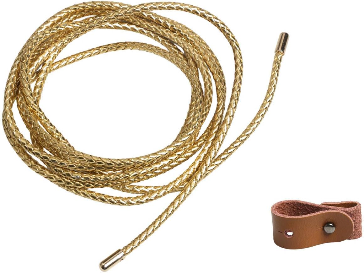 DAYSTART Wonder Woman Lasso of Truth Diana Whip Cosplay Rope Weapon Golden Rope Accessory image number 5