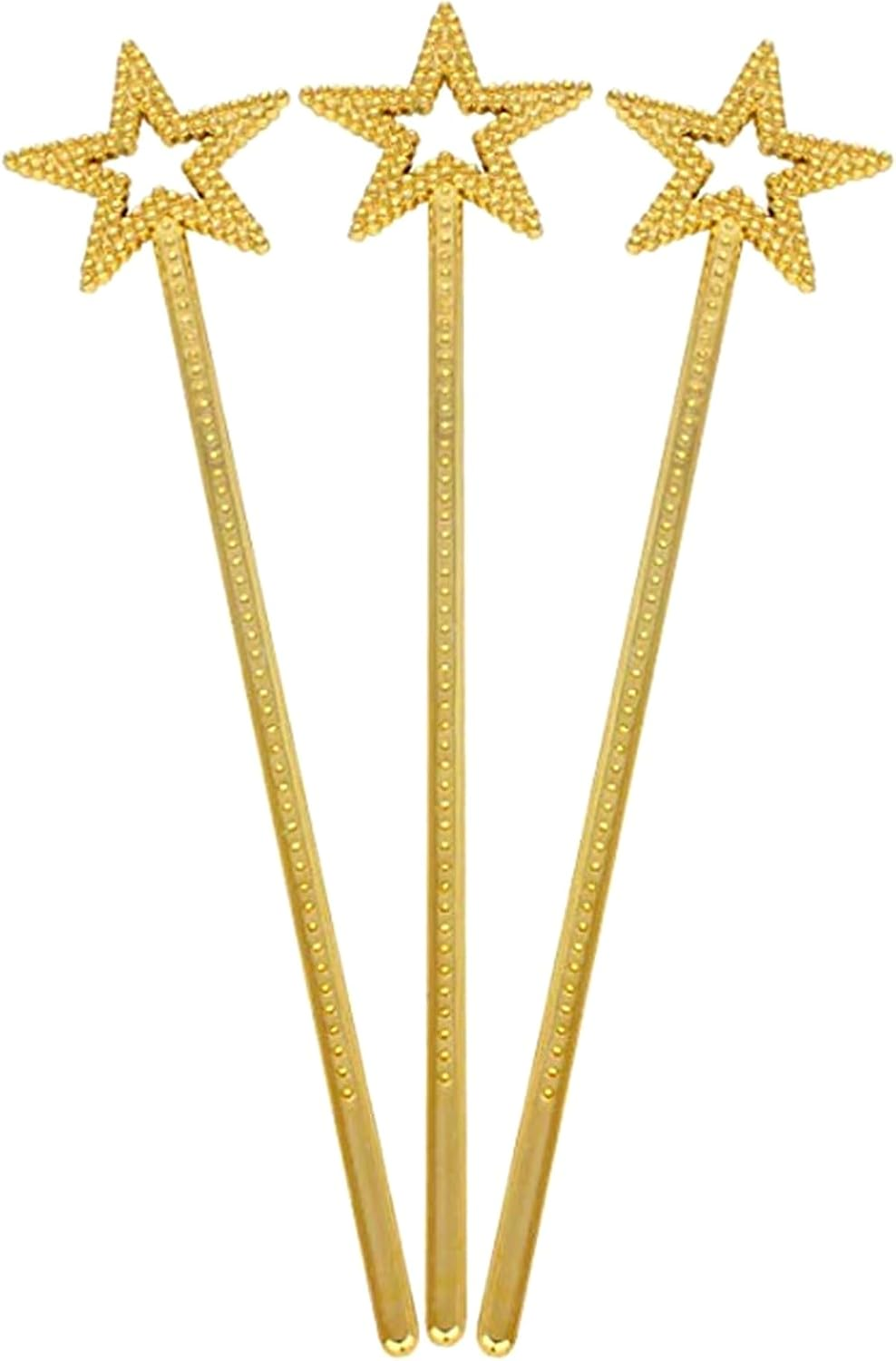 MYUBWTF Silver 13 Inches Star Wand Elf Baton Angel Star Magic Wand