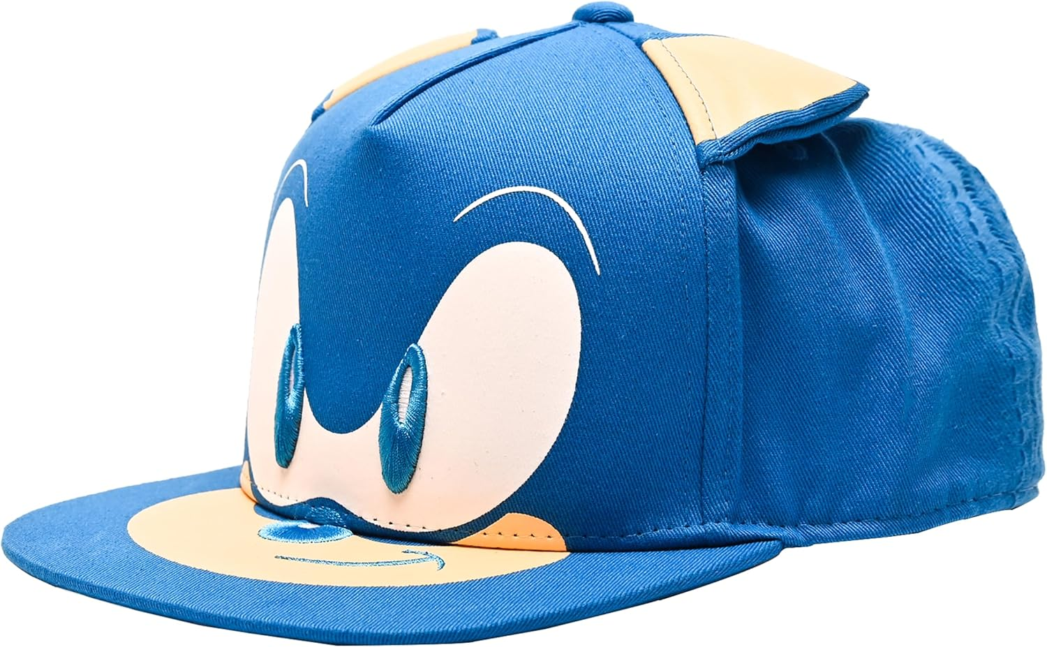 Concept One Men'S Sonic the Hedgehog Cap, Embroidered Logo Baseball Hat with Flat Brim, Adjustable