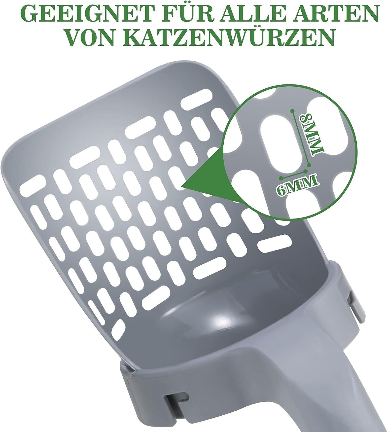 PETIZER Premium Cat Litter Scooper Set - Integrated Waste Bin, 90 Refills, Portable with Holder & Easy Storage Caddy image number 6