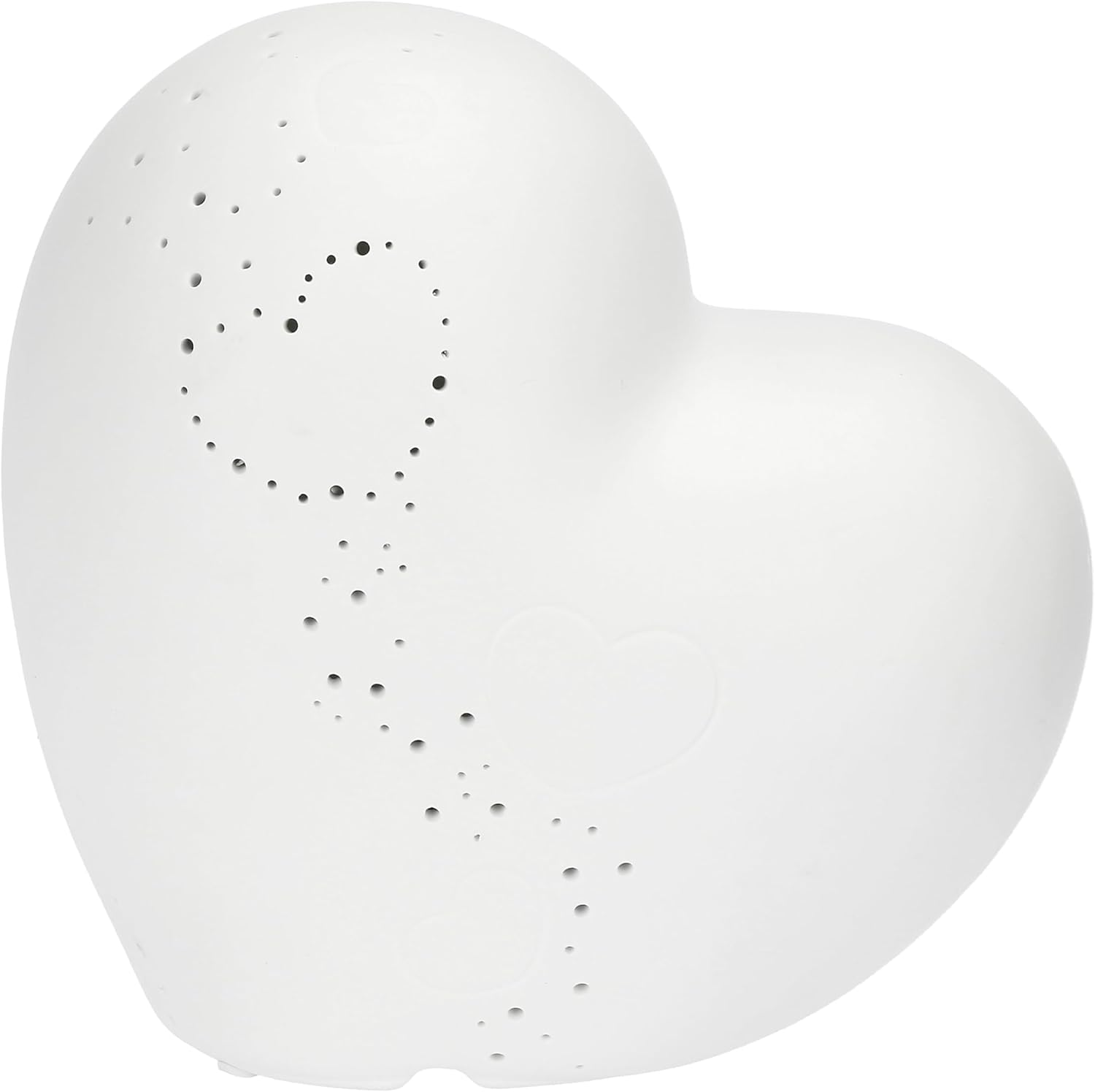 THUN - Heart-Shaped Lamp - Ceramic - Collection L'Amore Vola - 20 Cm H image number 2
