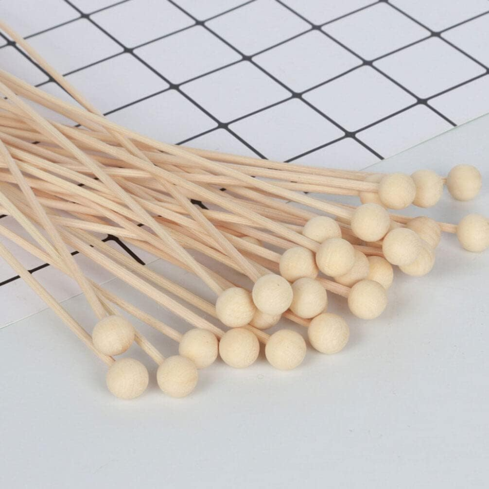 FOMIYES 30Pcs Rattan Wood Sticks for Essential Oil Diffuser Aromatherapy Replacement Fragrance Volatile Sticks for Home Spa Aroma Diffusing image number 4