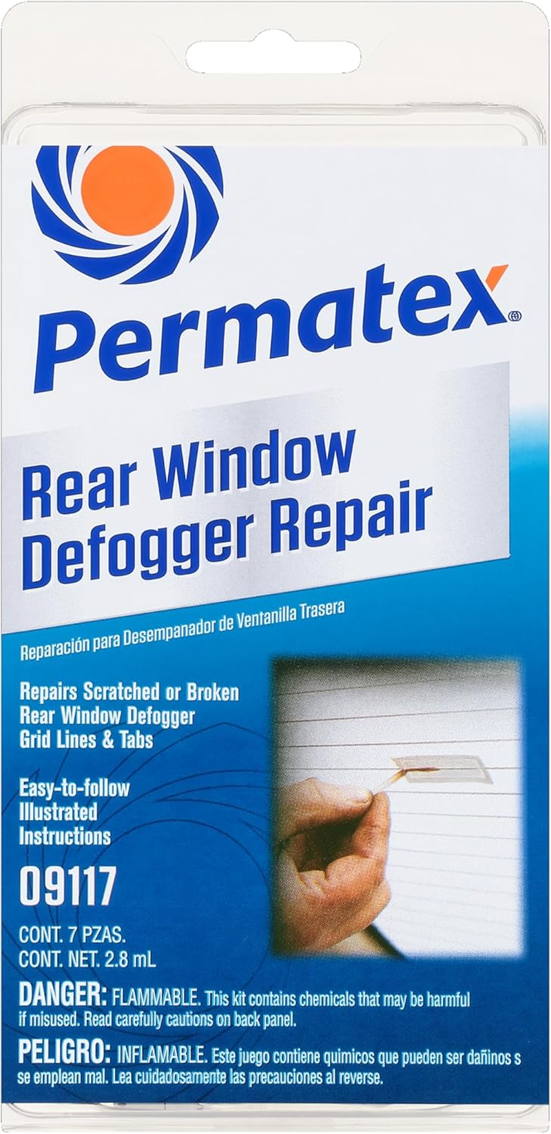 Permatex 09117 Complete Rear Window Defogger Repair Kit image number 1