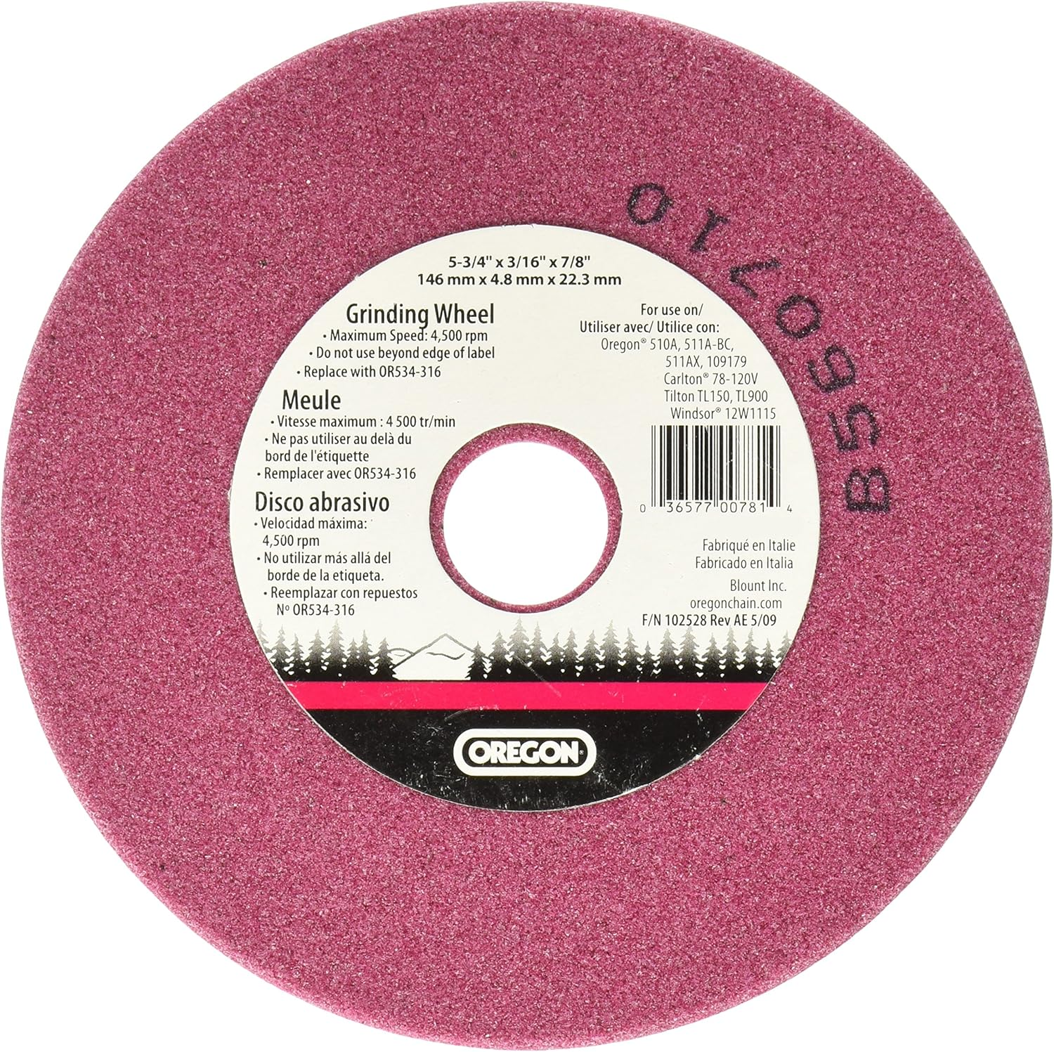 OREGON OR534-316A Grinding Wheel Saw Chain, 3/16 Inch