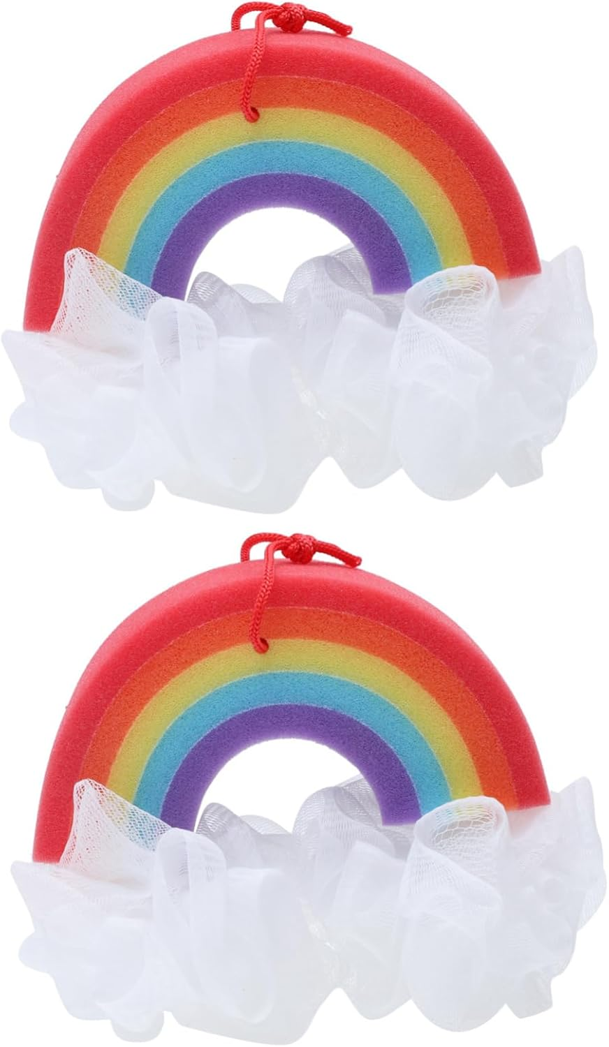 Pcs Home Spa Bath Flowers Bubble Forming Balls Exfoliating Skin Scrubbers Safe Comfortable Bath Wipes image number 2