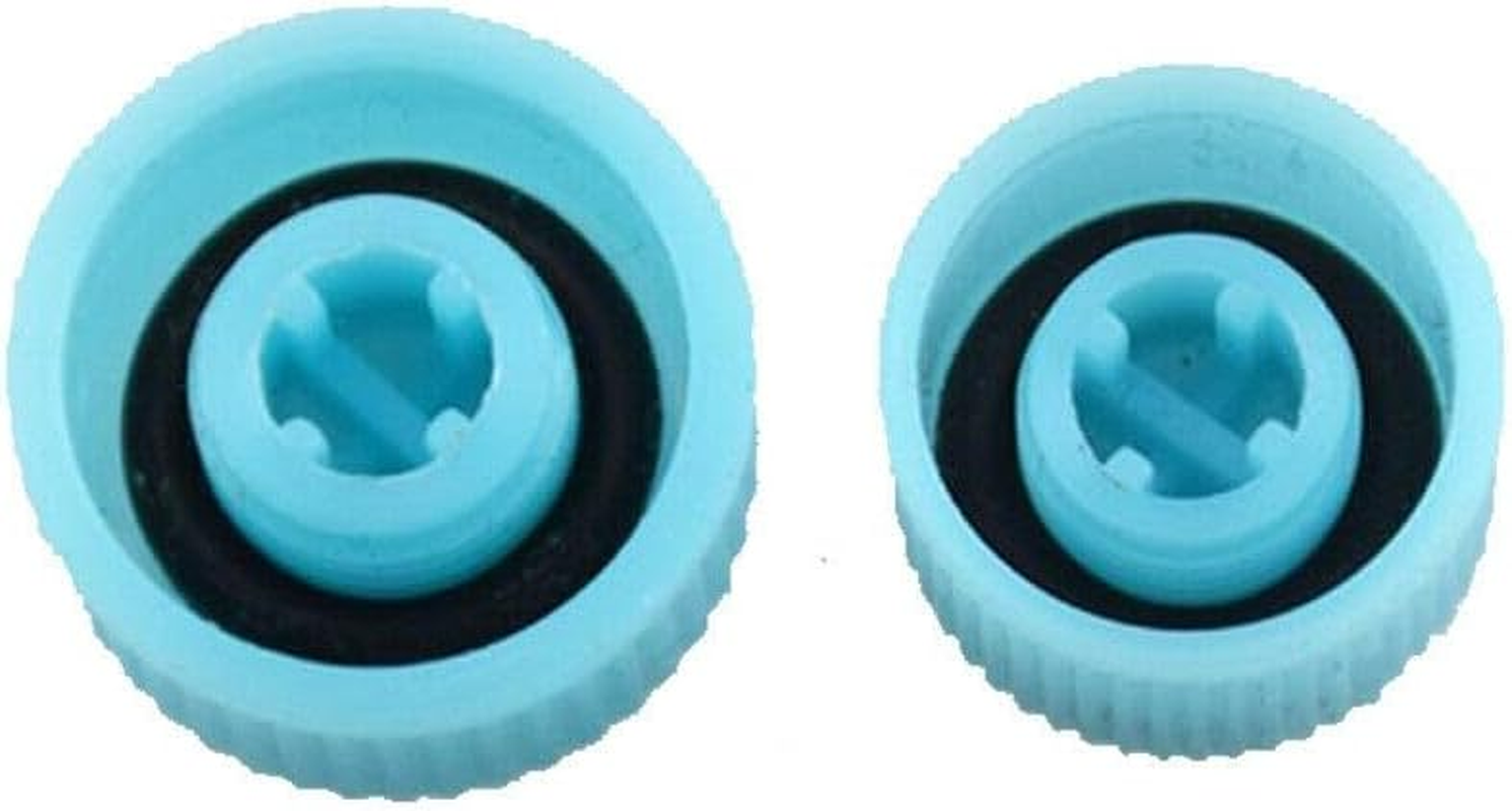 2Pcs Blue Replacement Valve Caps,For Car Air Conditioning, Leakproof R134A AC System Charging Port Caps (High and Low Pressure) Valves, Automotive Replacement Air Conditioning Valves,Air Conditioning image number 4