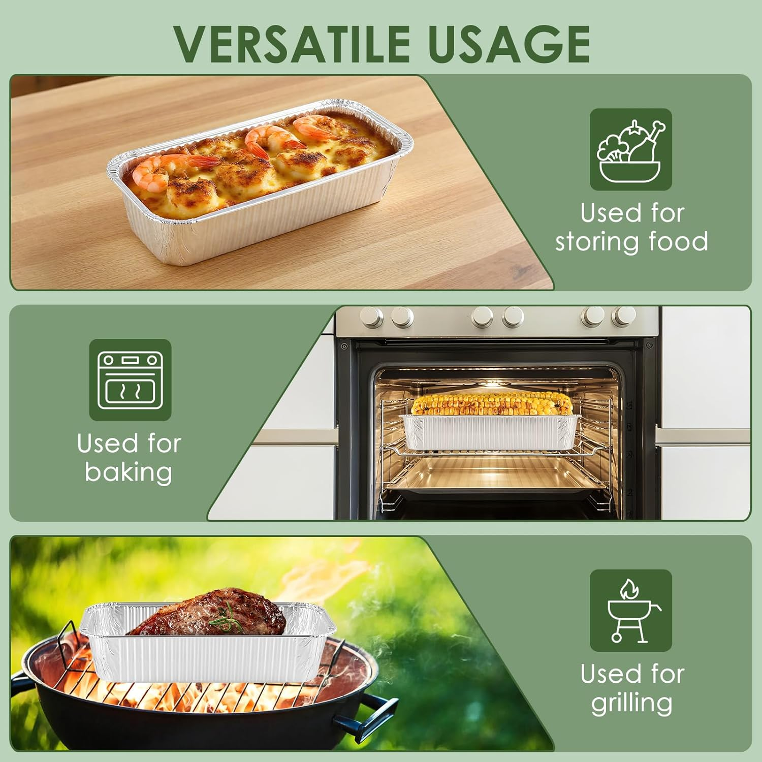 30 Pack 6417 6498 Grease Drip Cup Liners Compatible for Weber Smokefire EX4 / EX6 / EPX6, Genesis II 400/600, Summit 400/600 Series, Disposable Aluminum Grill Drip Pan Liner for Bbq,Grilling,Oven image number 3