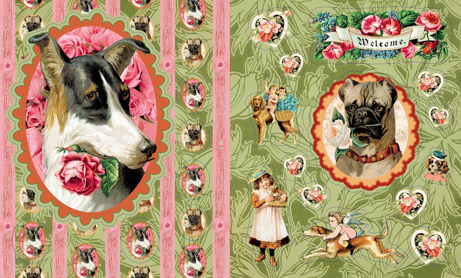 Cynthia Hart'S Victoriana Dogs: the Sticker Book: 340 Captivating Stickers image number 5