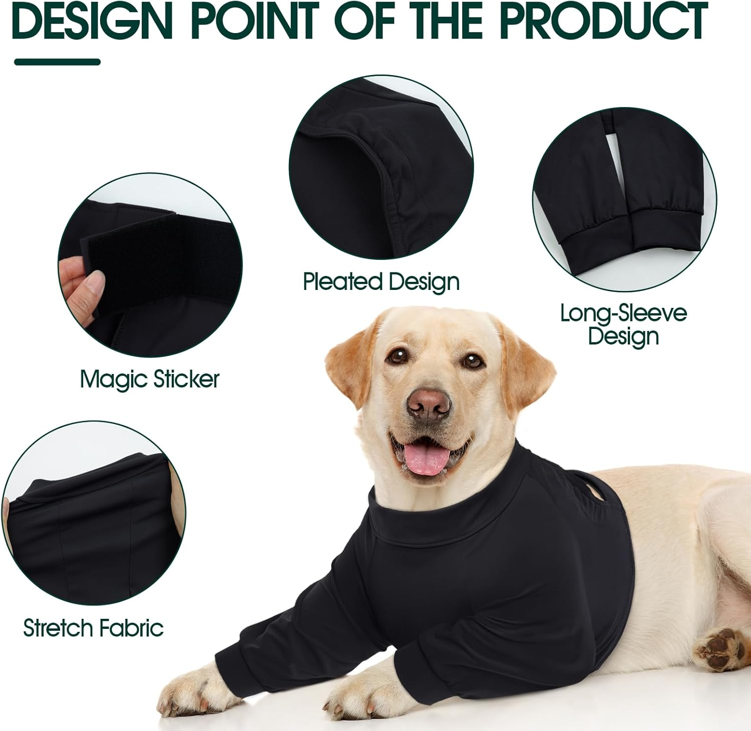 Kuoser Dog Bodysuit after Surgery image number 1