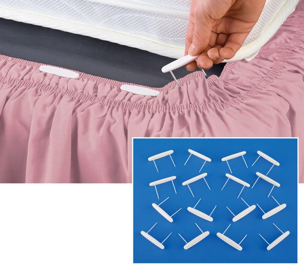 Bed Skirt Holding Pins - Set of 16 image number 1