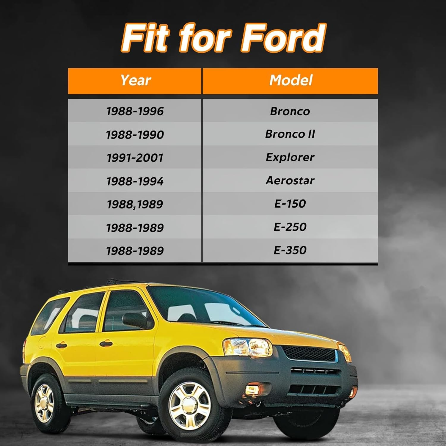 FUSCH 5 Speed Manual Transmission Shift Knob Automotive Replacement Parts Compatible with Ford Ranger F-150 F-250 F-350 Super Duty Bronco Explorer Aerostar E-150 E-250 E-350 Replace#5L5Z-7213-Aa image number 6