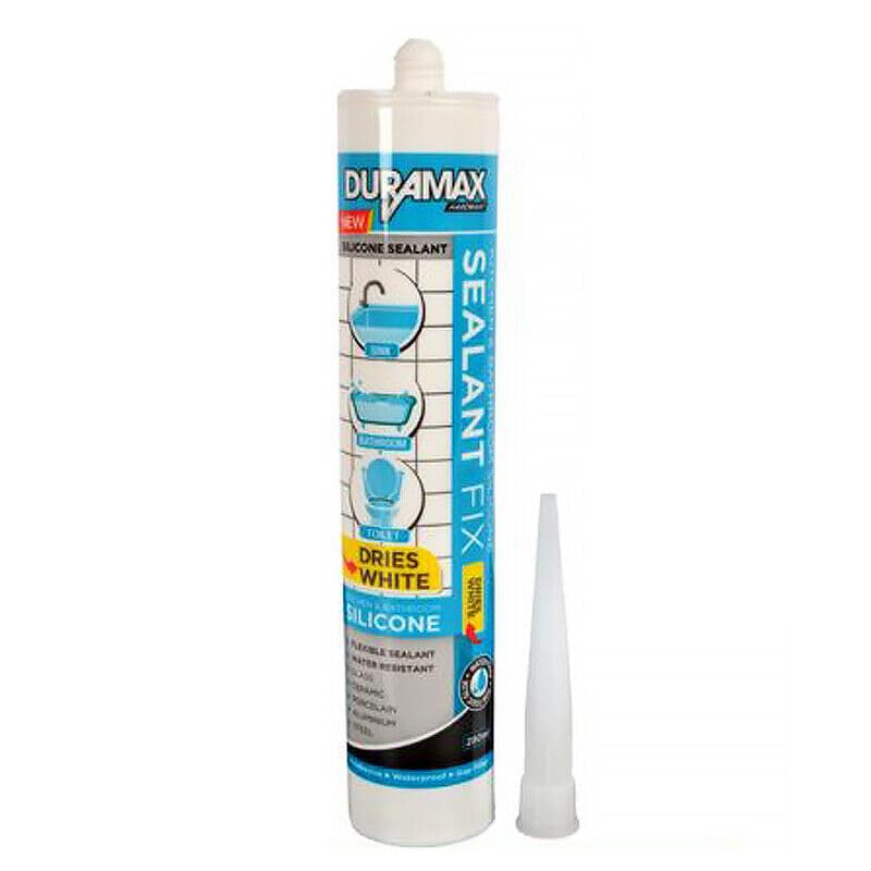 Leona Co 280Ml White Bathroom & Kitchen Silicone Waterproof, Mould-Resistant, Flexible & Multi-Purpose Sealant for Baths, Sinks, Showers & Windows image number 2