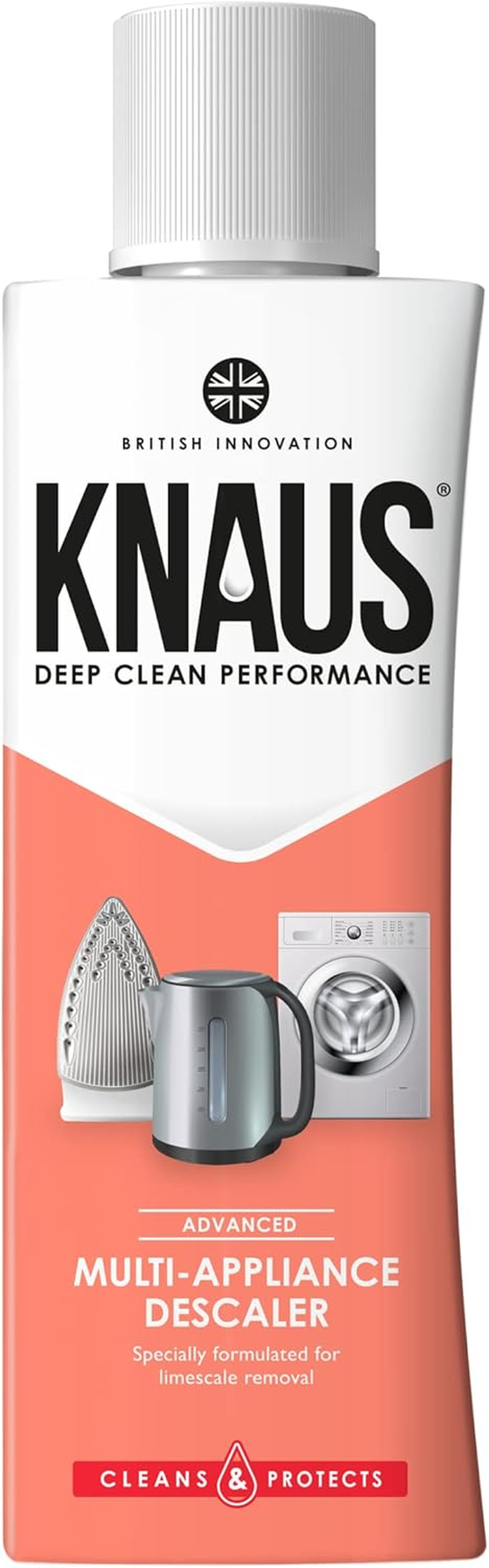 KNAUS Multi Appliance Descaler, 300G, 4 X Doses - High Performance Descaler & Limescale Remover - Suitable for Descaling Kettle, Iron, Coffee Machine, Washing Machine and Dishwasher image number 5