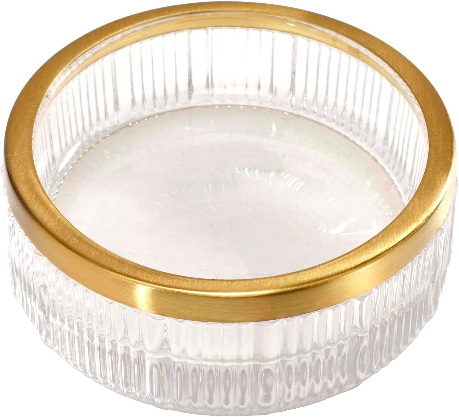 Nicole Miller - Soap Dish, Glass Countertop Accessories, Dorm Room Essentials (Louise Collection, Clear) image number 3