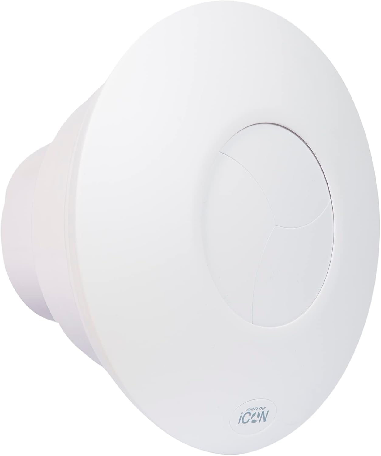 Airflow&reg; Icon 30 Bathroom Extractor Fan - 100 Mm/4 | 33 L/S Airflow, Energy Efficient 10.7 W, Quiet Iris Closure, PIR & Timer Modules Sold Separately