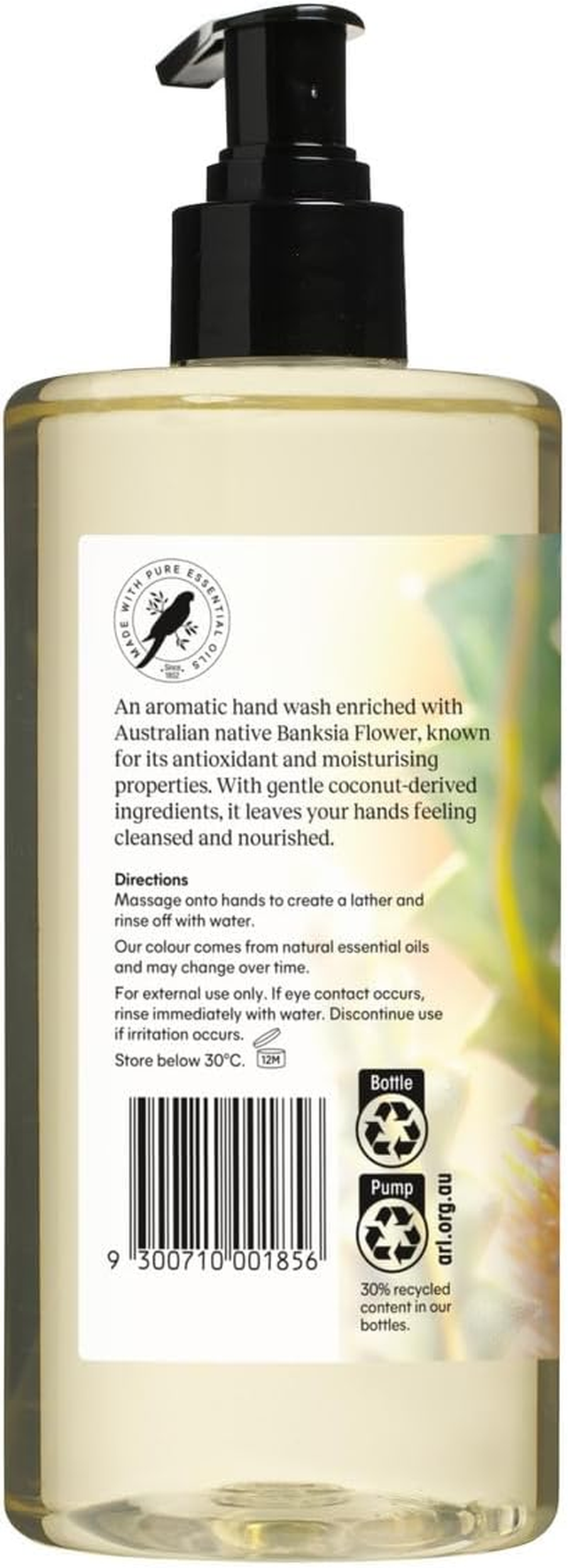 Bosisto'S Banksia Flower & Lavender Hand Wash 500Ml