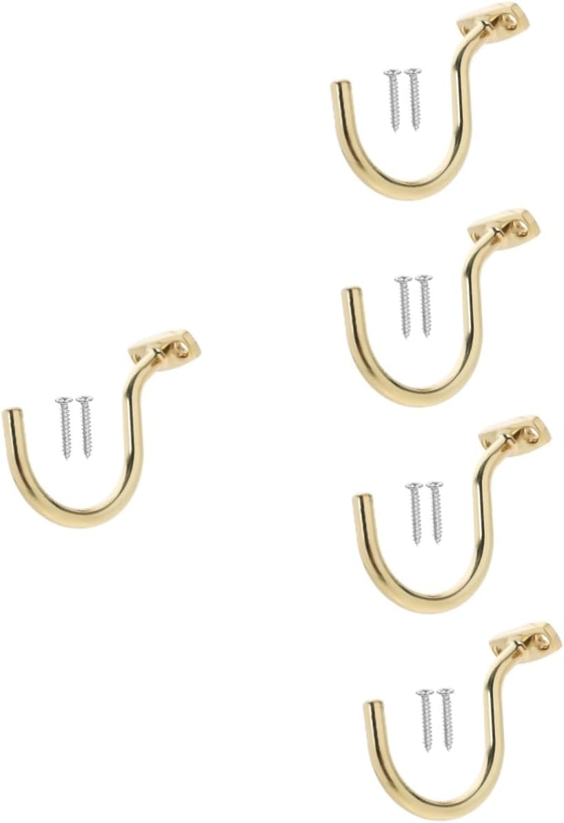 HANABASS 5Pcs Metal Pool Cue Rack Replaceable Billiard Hook for Snooker Table Wear-Resistant Pool Hook for Billiard Table Accessories image number 2