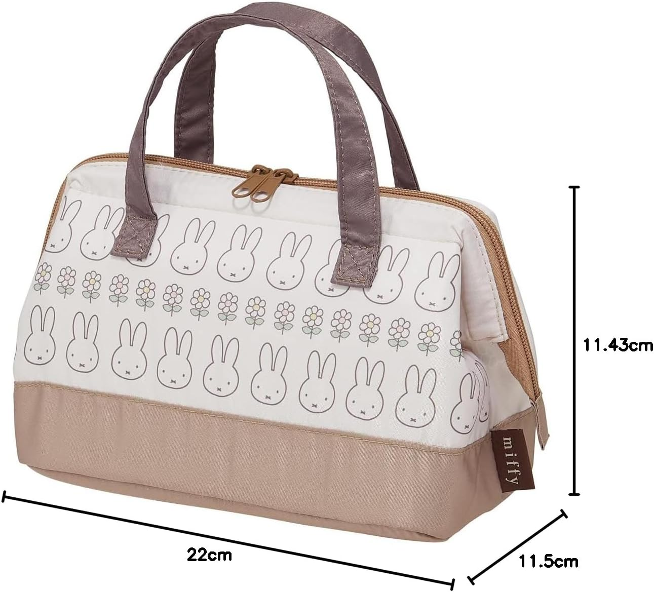 Skater Miffy Cooler Bag Tote Bag image number 2