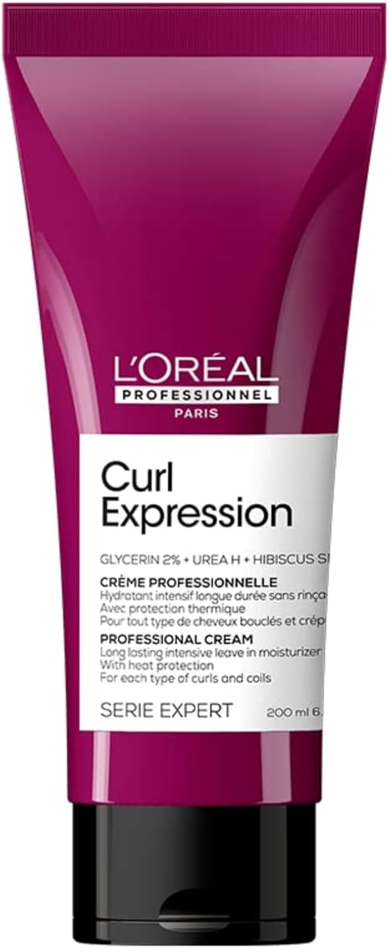 L'Or&eacute;al Professionnel Paris Curl Expression Leave-In Cream - for Curly and Coily Hair, Provides 2X More Hydration, Paraben-Free