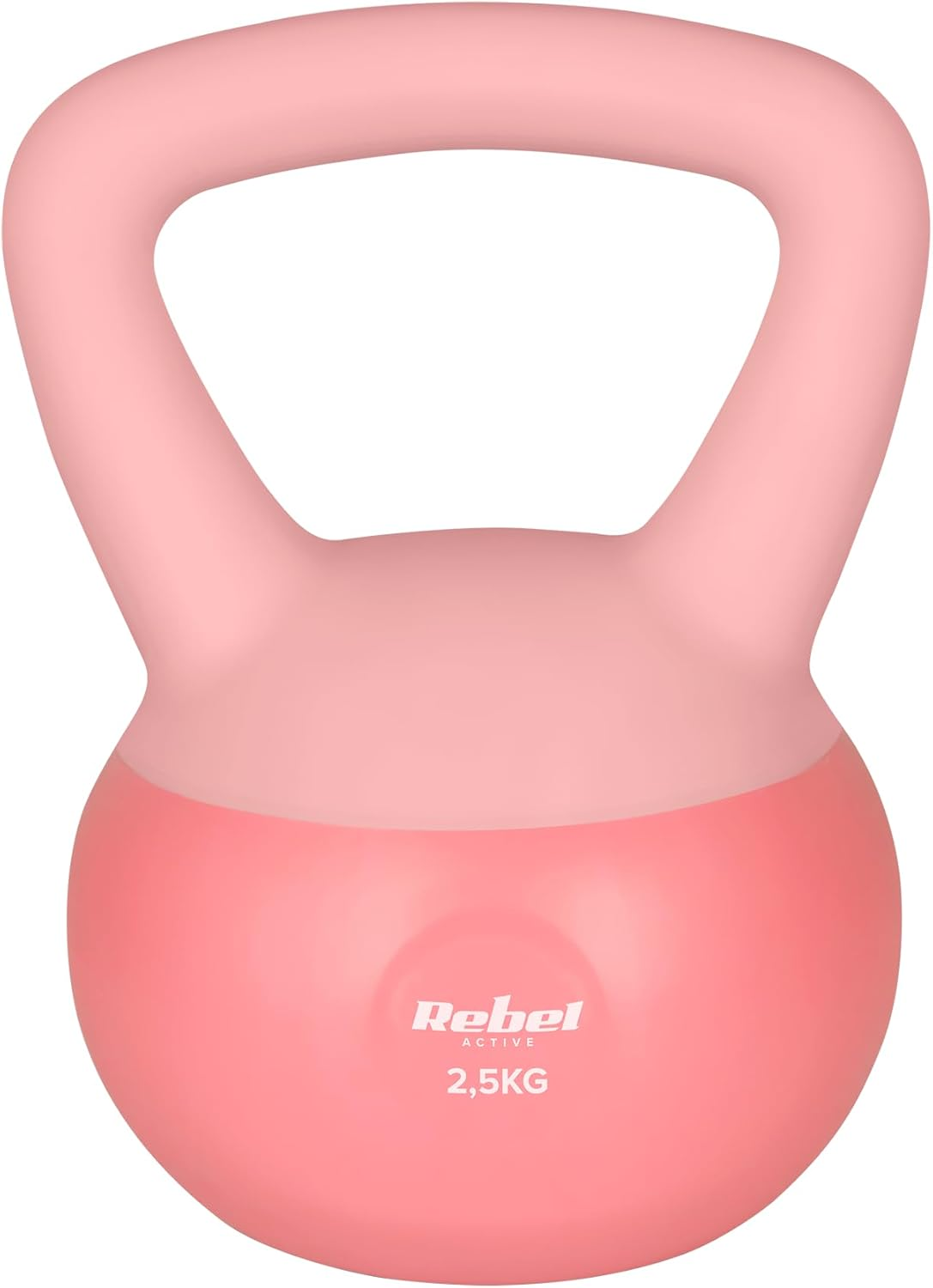 Rebel Soft Kettlebell 2.5 Kg Soft PVC Safe Silent Dumbbells for Fitness