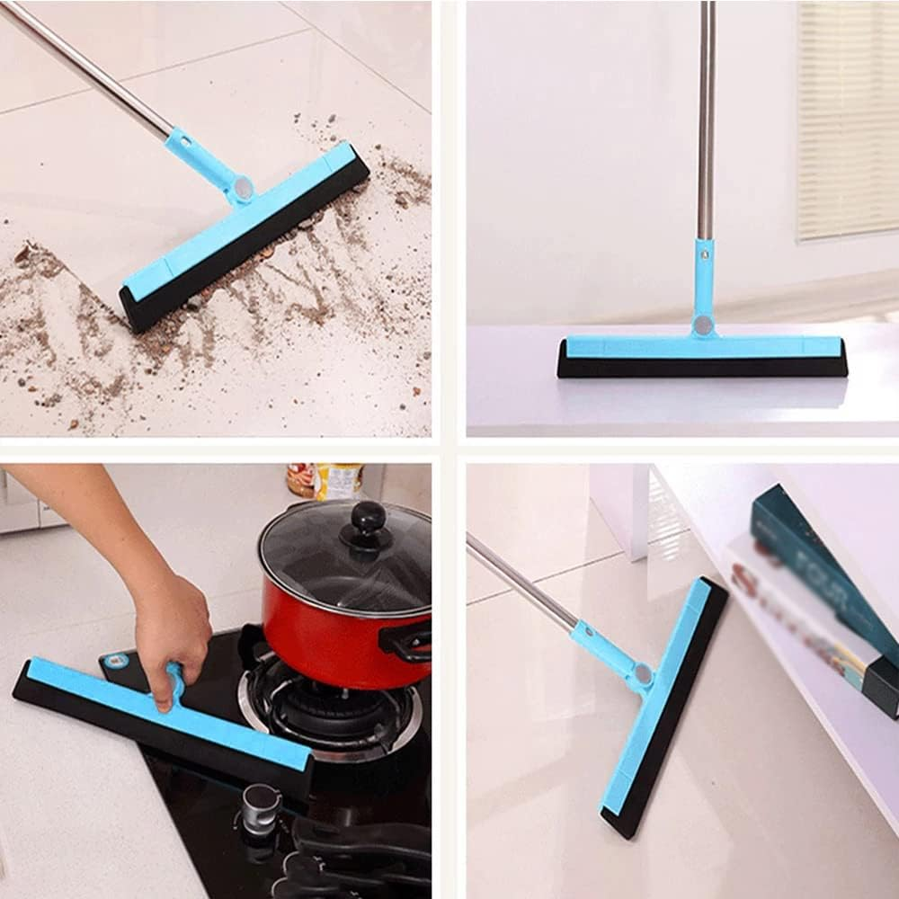 Magic Silicone Broom Lengthen Floor Cleaning Squeegee Pet Hair Dust Brooms Wiper image number 3