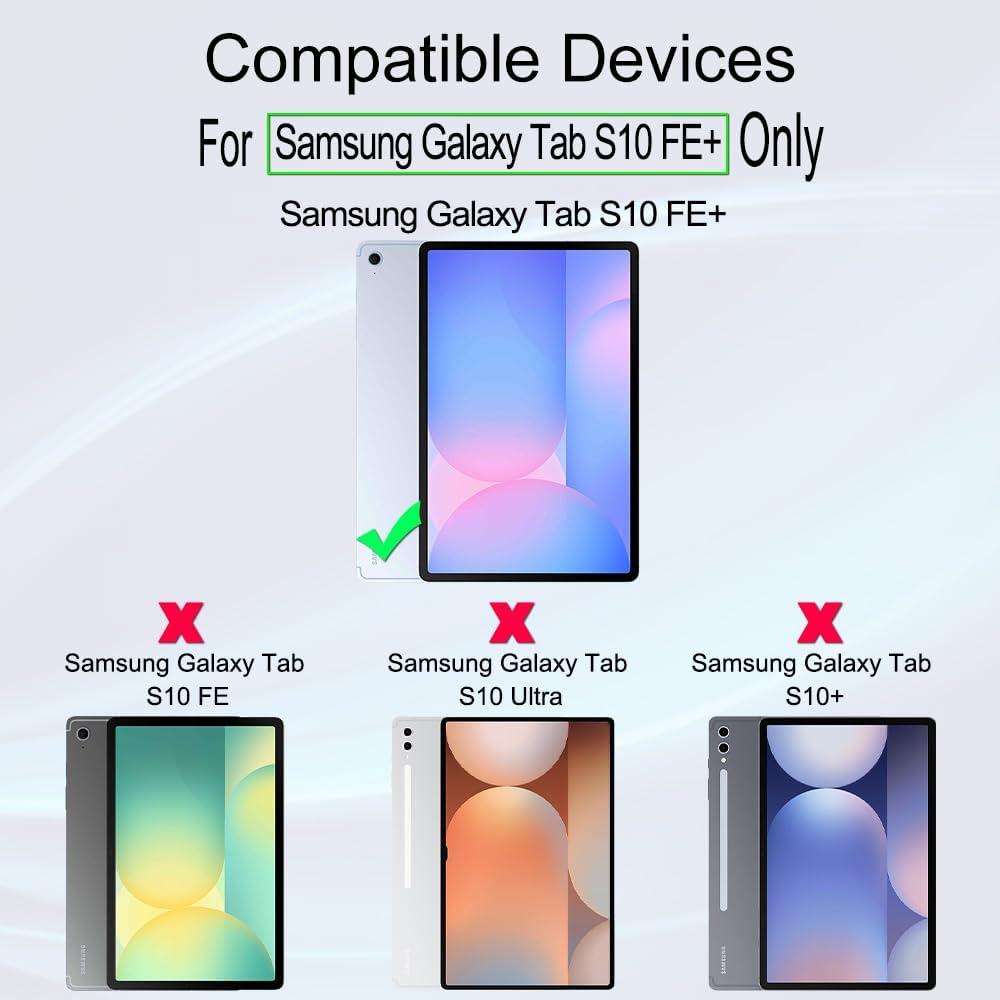 Ibywind for Samsung Galaxy Tab S10 FE+ 13.1" Screen Protector,With 2Pcs Tempered Glass,[Fingerprint Reader,Easy to Install] image number 5