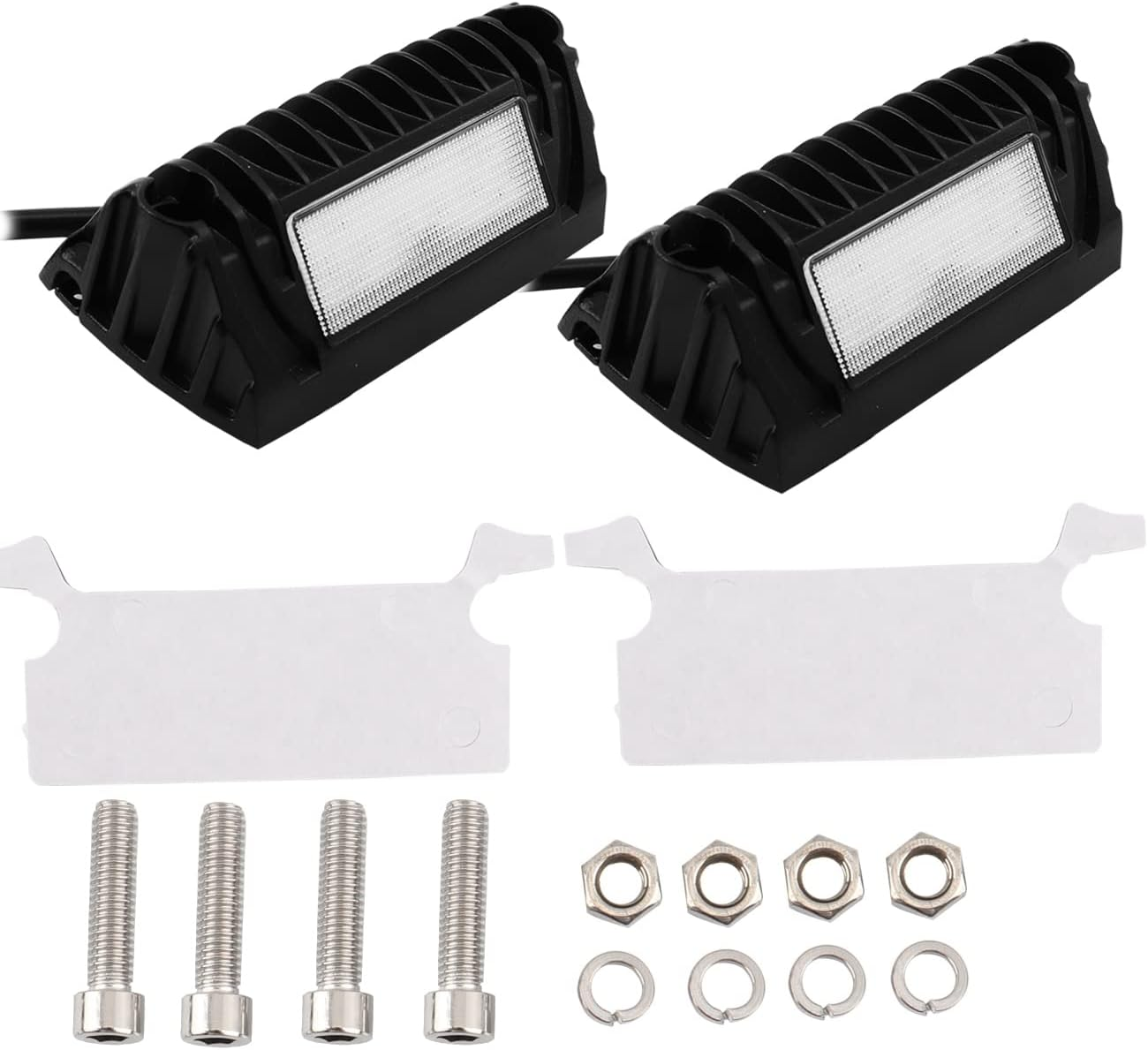 Chelhead RV Exterior Lights, 12V DC Low Current Led RV Porch Light Aluminum Base Led Scene Lighting Compatible with RV Camper Trailers Porches Towing 5Th Wheels Utility Vehicles - White Housing image number 3