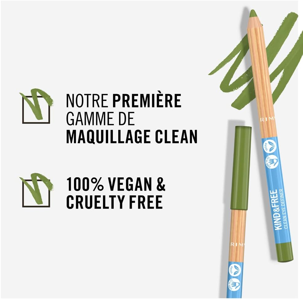 RIMMEL LONDON KIND & FREE CLEAN EYELINER #04 SOFT ORCHARD (Pack of 2) image number 6