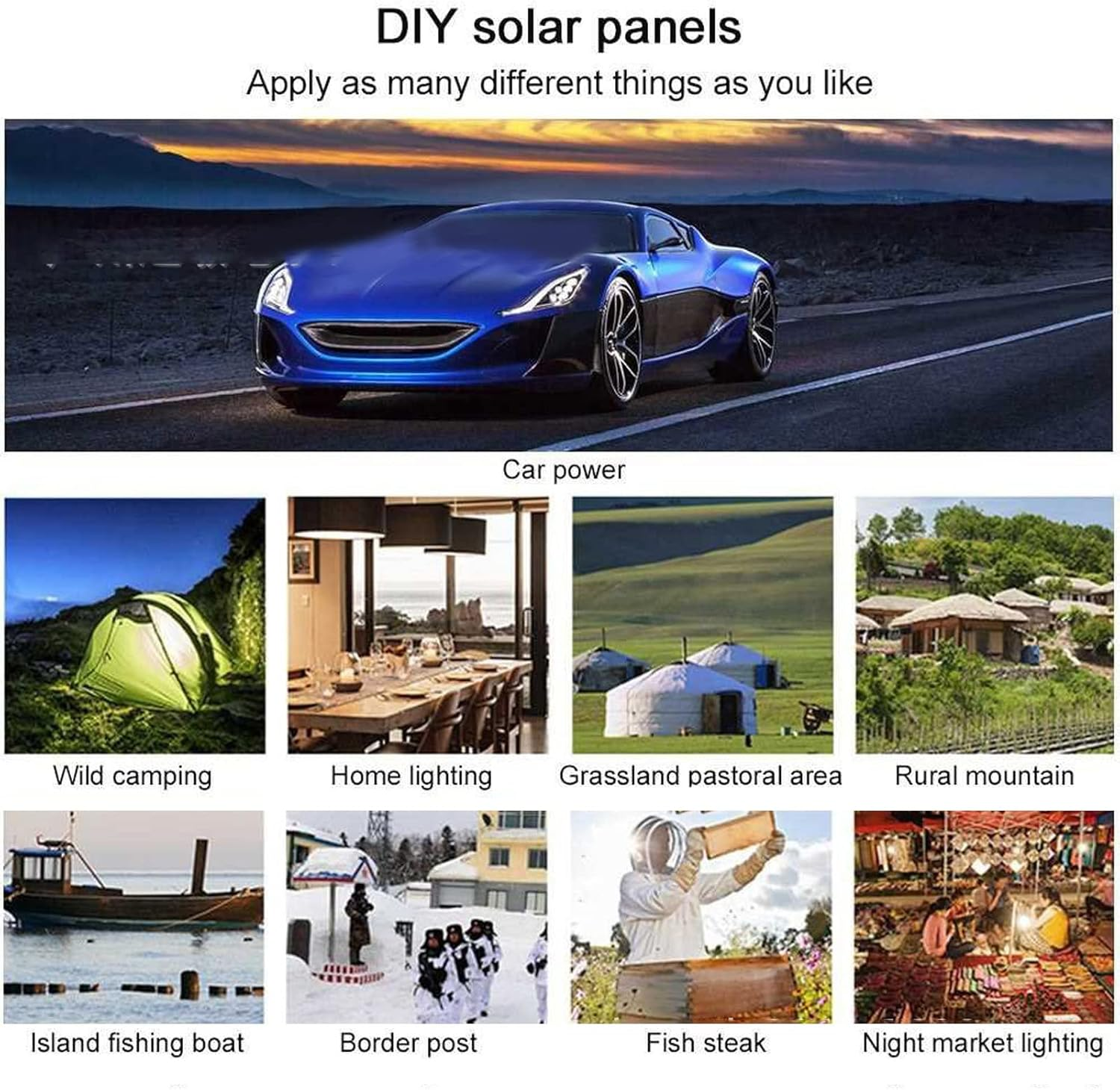 1000W Power Inverter Universal Pure Sine Wave Solar Car Inverter with LCD Display for Household Power Generation image number 4