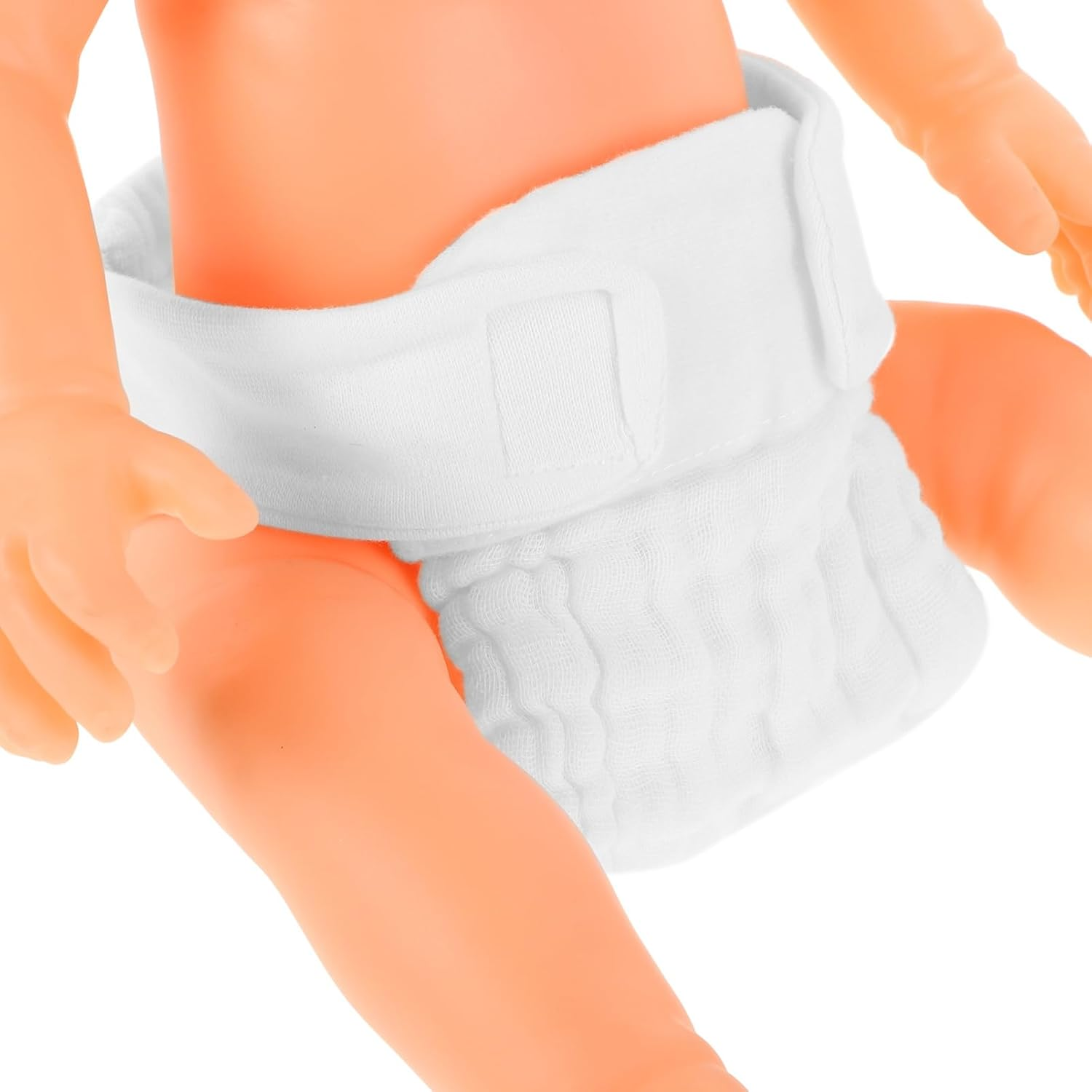 3Pcs Newborn Cotton Diapers Organic Diaper Pants Washable Cloth for Boys Girls Nappy