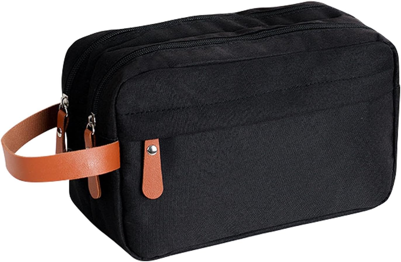 Oxford Cloth Toiletry Bag, Premium Water-Resistant Travel Bag with Hanging Hook, Multi-Compartment Cosmetic Organizer, Leak-Proof Design image number 2