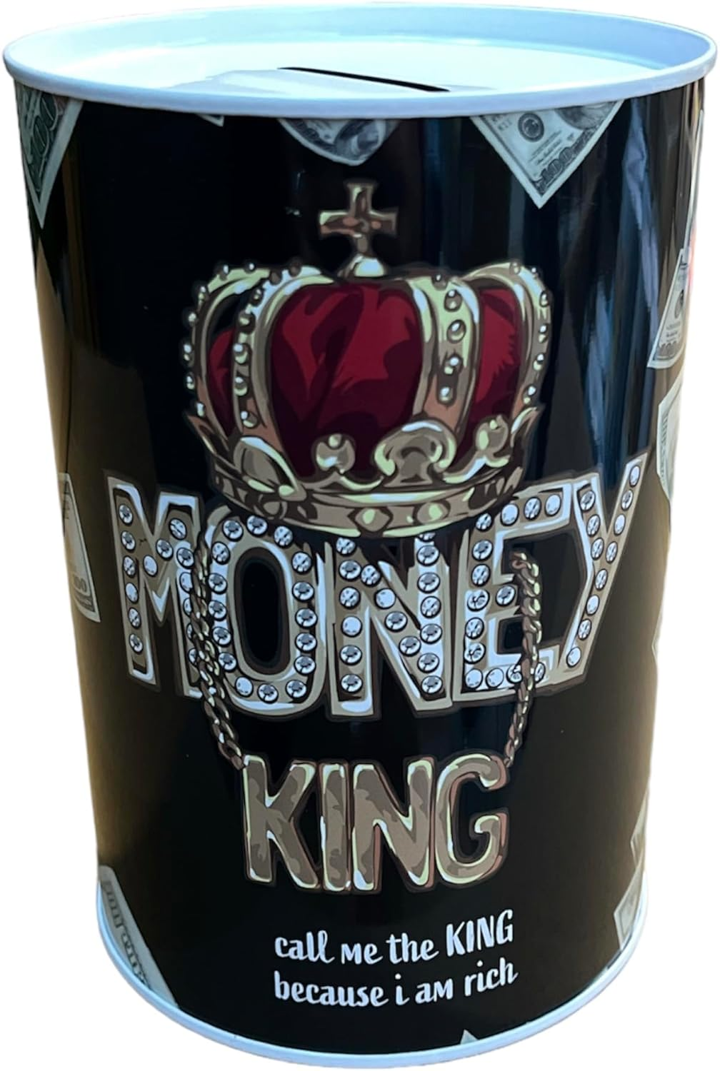 Original Money Box with Style and Message, Large Money Box for Adults, Money Box, Gift, Money Box XL (15 X 10 Cm, Bear Money Lover)