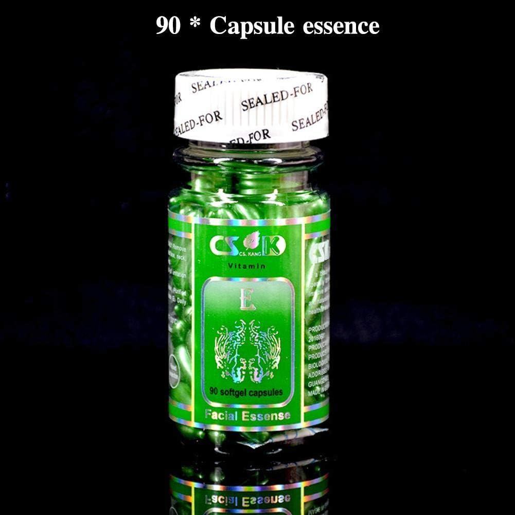 90 Pcs/Box Vitamin E Capsules Face Serum Face Facial Essence Spot Acne Removing anti Ageing Wrinkles Moisturizing Nutrition Whitening Brightening Freckle Serum Women image number 3