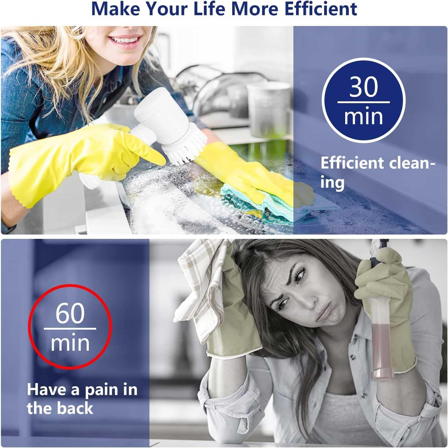 TOLASTO Electric Shoe Shine Kit, Sneaker Cleaning Kit,Tolasto Electric Shoe Polisher Brush Shoe Shiner Dust Cleaner Portable Leather Care Kit for Shoes image number 3