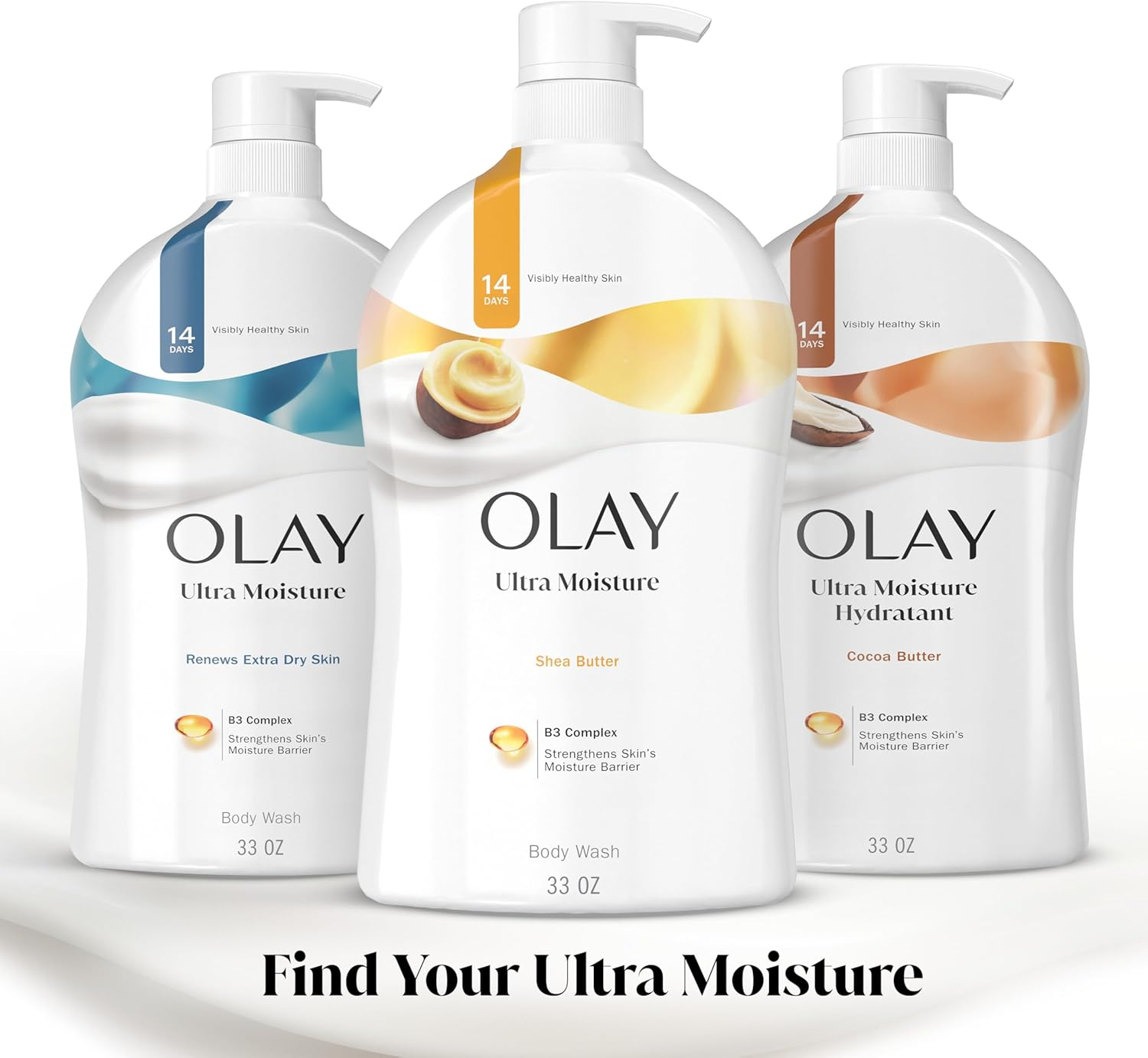Olay Ultra Moisture Shea Butter Body Wash, 30 Fluid Ounce image number 4