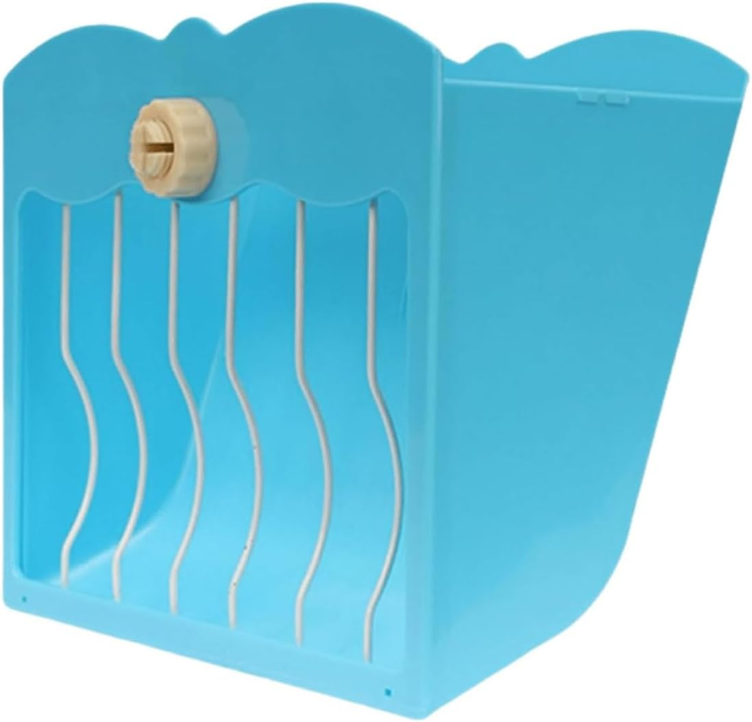 AIMALL Dual Use Rabbit Guinea Pig Hay Feeder Rack 8.27X9.84X5.12In Large Capacity 3500Ml Anti-Waste Wall Mounted Grass Holder for Small Animals Cage