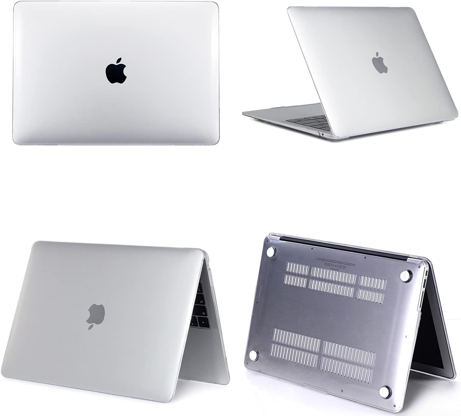 T Tersely Case for Macbook Air 13 Inch Case 2022 2020 2019 2018 Release A2337 M1 A2179 A1932, Plastic Hard Shell Cover & Keyboard Cover Skin Compatible with Macbook Air 13 Inch - Clear Transparent image number 4