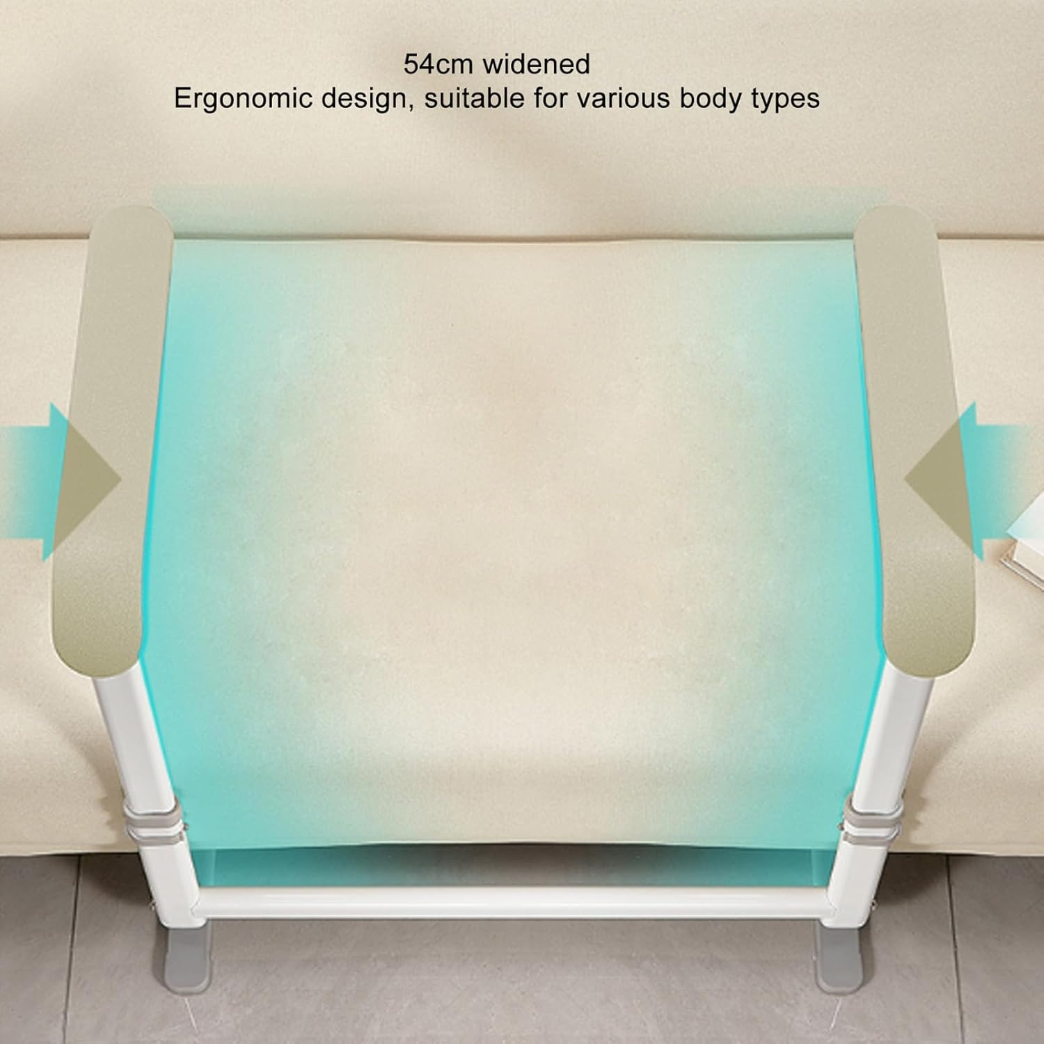 Stand Assist, Couch & Chair Standing Aid for Elderly Seniors, Mobility Standing Aid Rail with 6 Heights Adjustable, TPE Handles, Non Slip Seat Lifter Chair Lift Assist Device - Gray image number 4