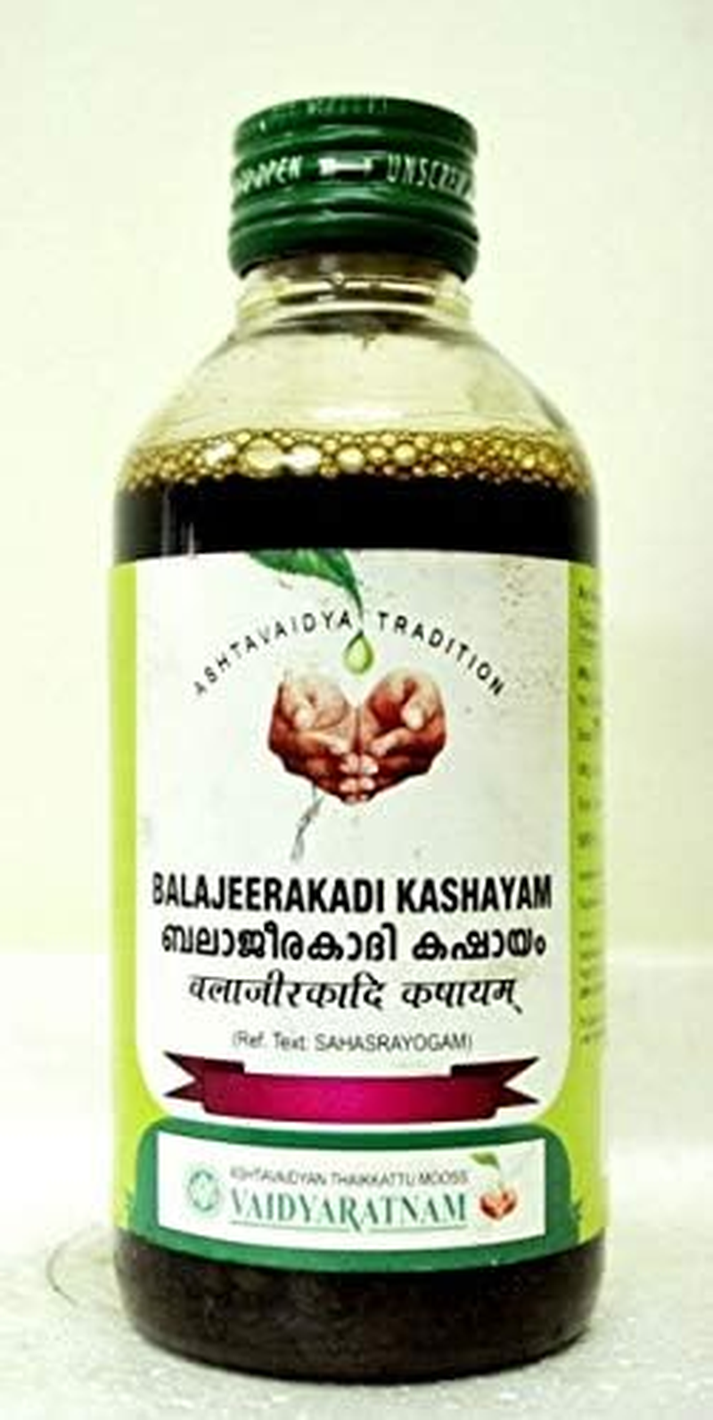 Vaidyaratnam Balajeerakadi-Kashayam - 200Ml