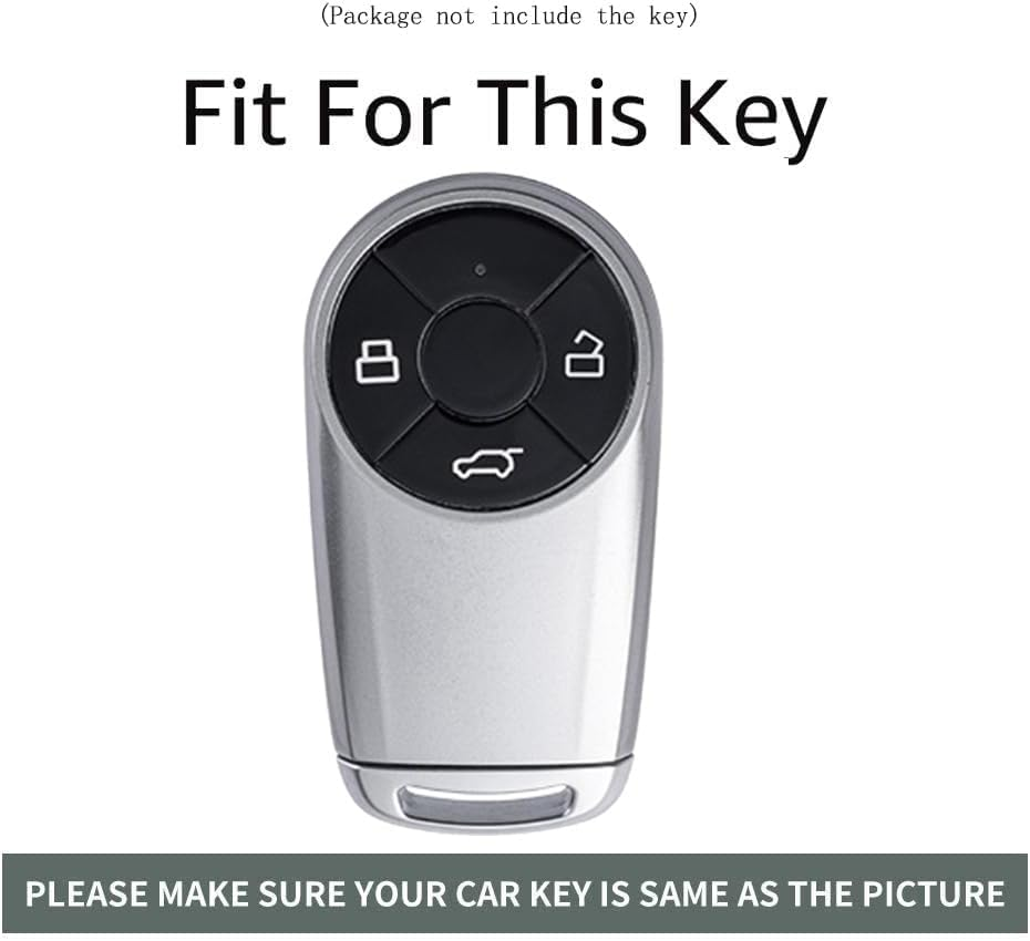 Ontto Car Key Cover Fit for GWM HAVAL H6 M6 ORA Good Cat White Cat IQ Car-Styling Handmade Leather Key Case Holder Keyring Key Chain Smart Key Shell Bag Accessories