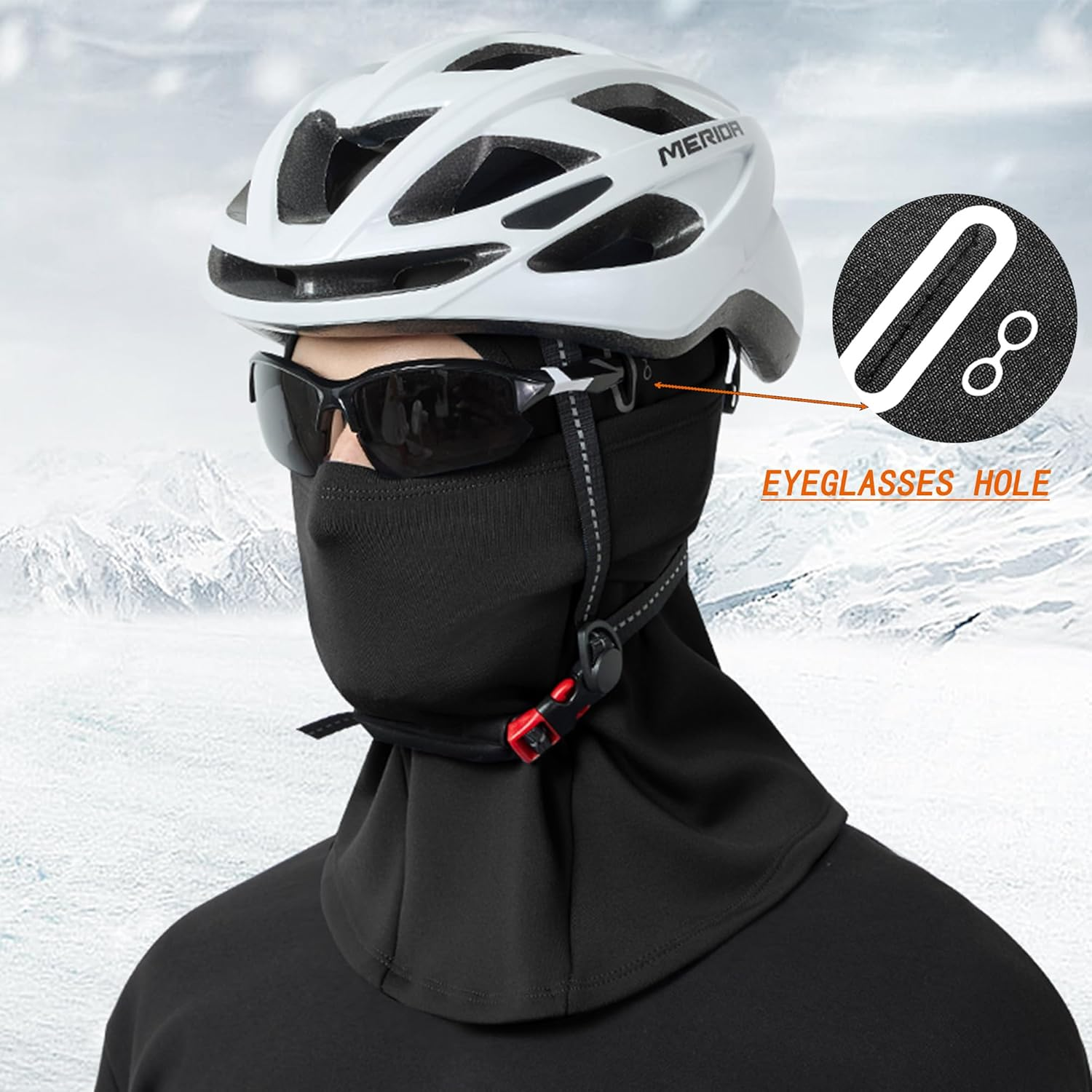 Ski Mask Balaclava Full Face Mask for Men Women Winter Sheisty Mask Cold Weather Thermal Headgear for Skiing Motorcycling image number 1
