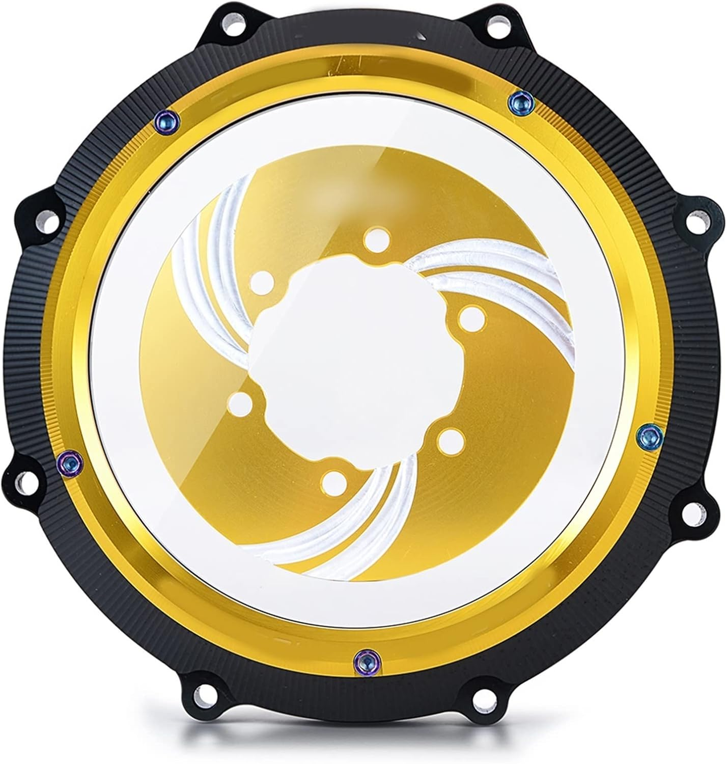 Motorcycle Accessories for Yamaha Vmax1700 V Max Vmax 1700 2009-2020 Engine Parts Racing Clear Clutch Cover Spring Retainer Pressure Plate (Color : 1) image number 6