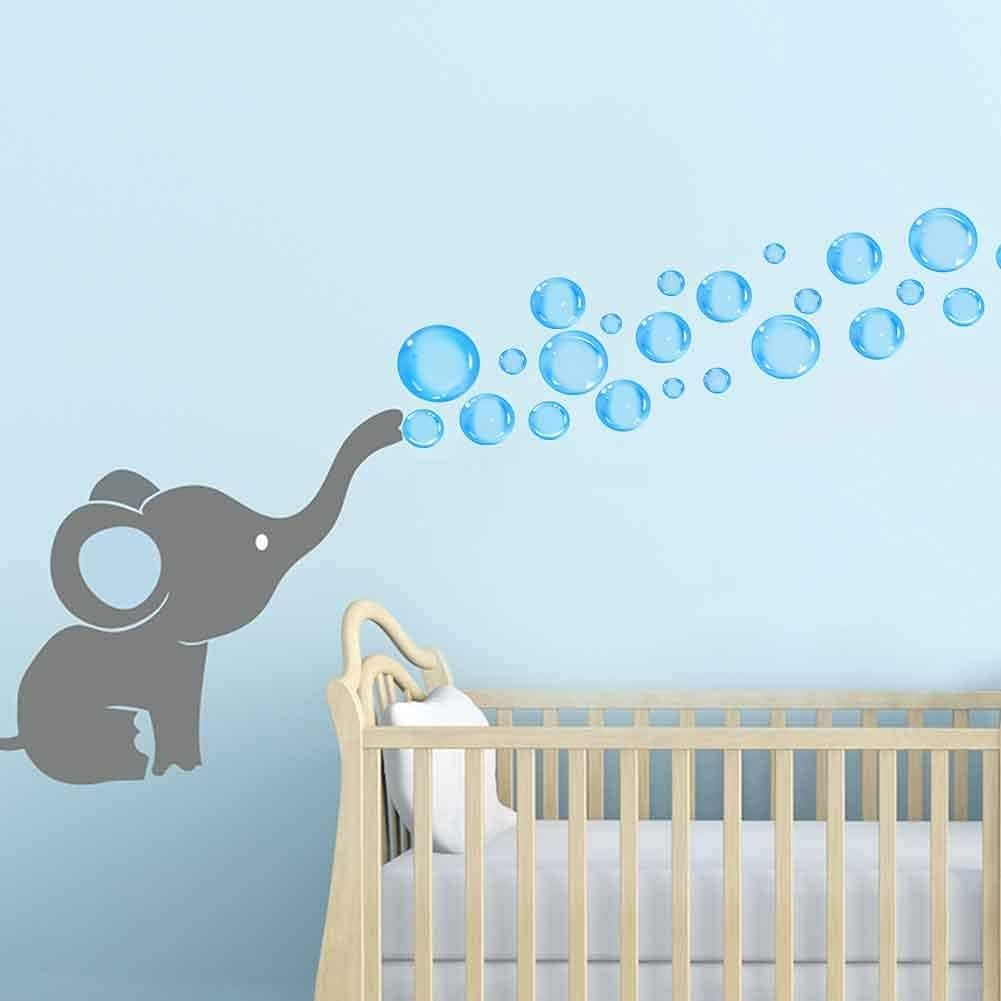 27Pcs Blue Bubble Cupcake Toppers Underwater Party Decor Children'S Party Supplies Bubble Cake Decorations for under the Sea Baby Shower Mermaid Birthday image number 3