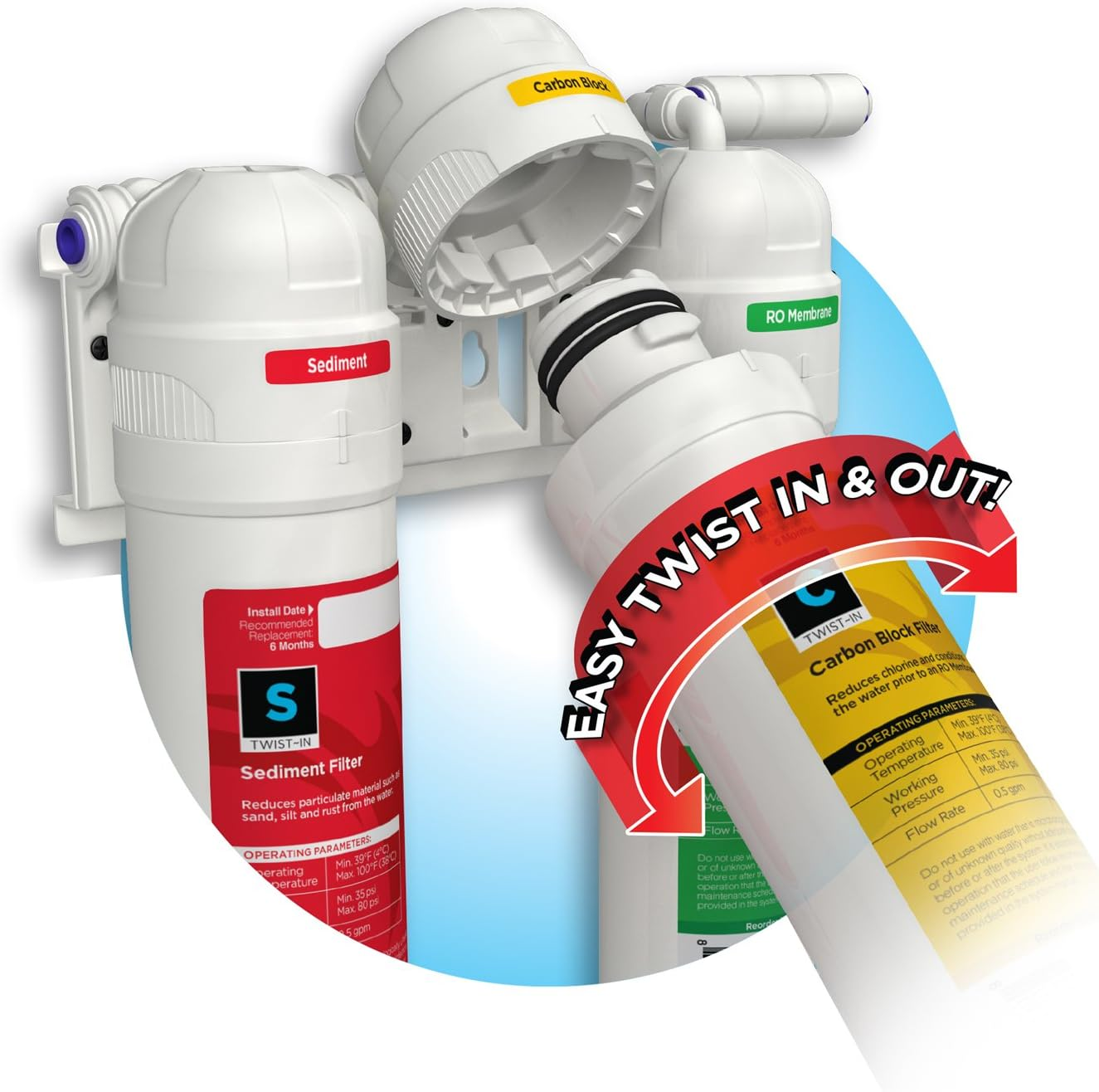 Aquatic Life Twist-In Sediment Filter Cartridge image number 2