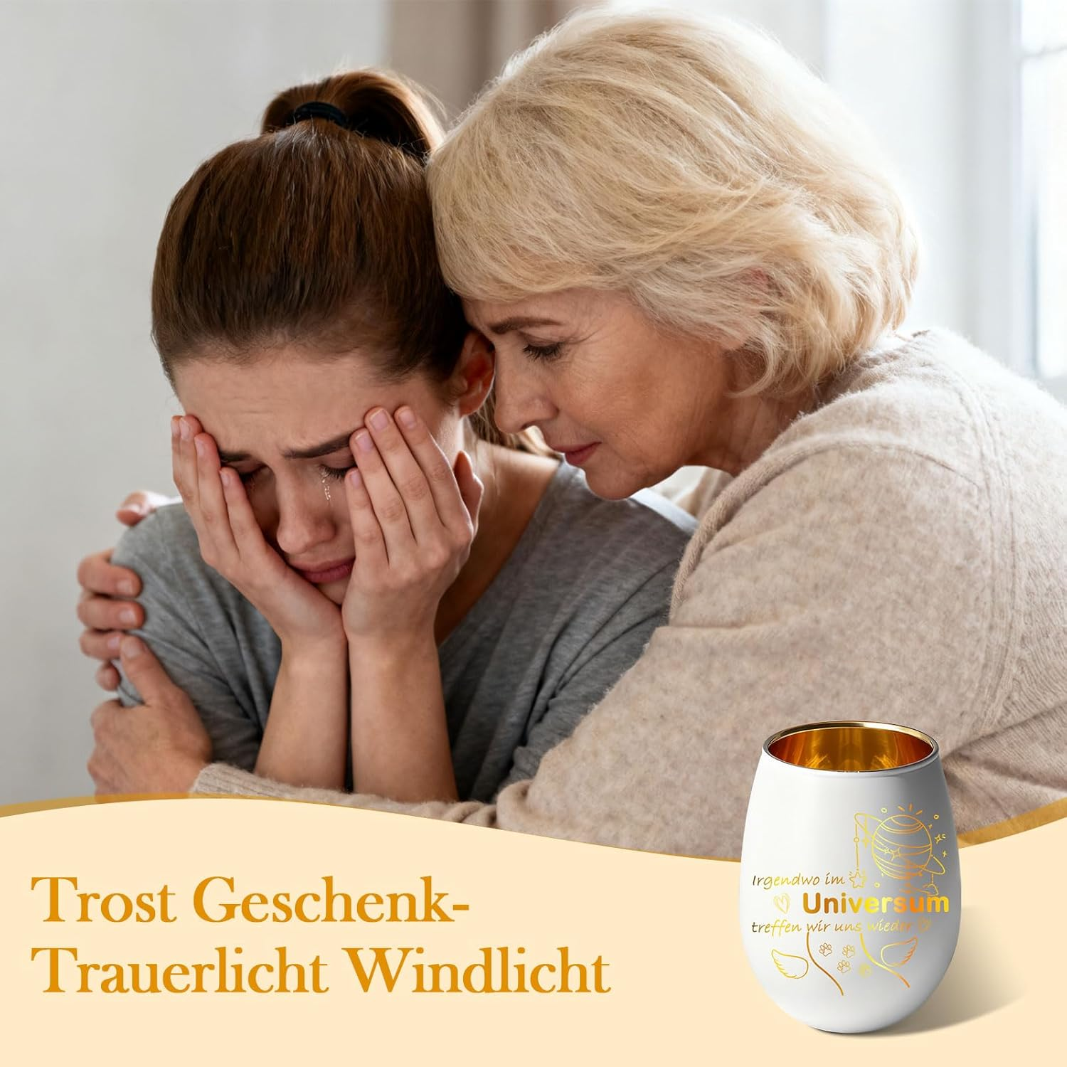 White Mourning Light with Engraving, Sympathy Gifts for Animal Owners, Funeral Candle for Deceased Pets, Funeral Candles with Saying, Comfort Gifts for Pet Owners, Mourning Decoration Grave Lights For image number 6