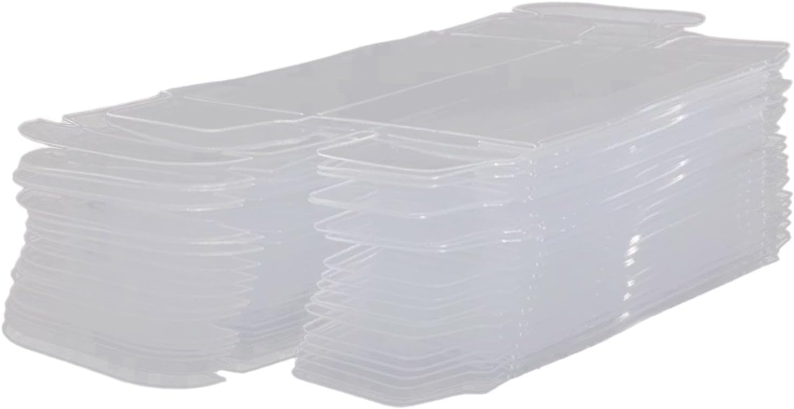 50 Pieces 1/64 Protector Clear PVC Cases 1/64 Car Toy Display Showcase 30X40X82Mm, Display Case for Model Cars image number 5