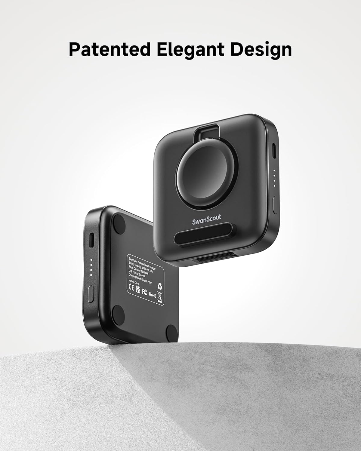 1800Mah Charger for Samsung Galaxy Watch 8/8 Classic/7/Ultra/Fe/6/6 Classic/5/5 Pro/4/4 Classic/3/Active 2/Active, Portable Watch Charger for Travel, Swanscout 303S image number 4